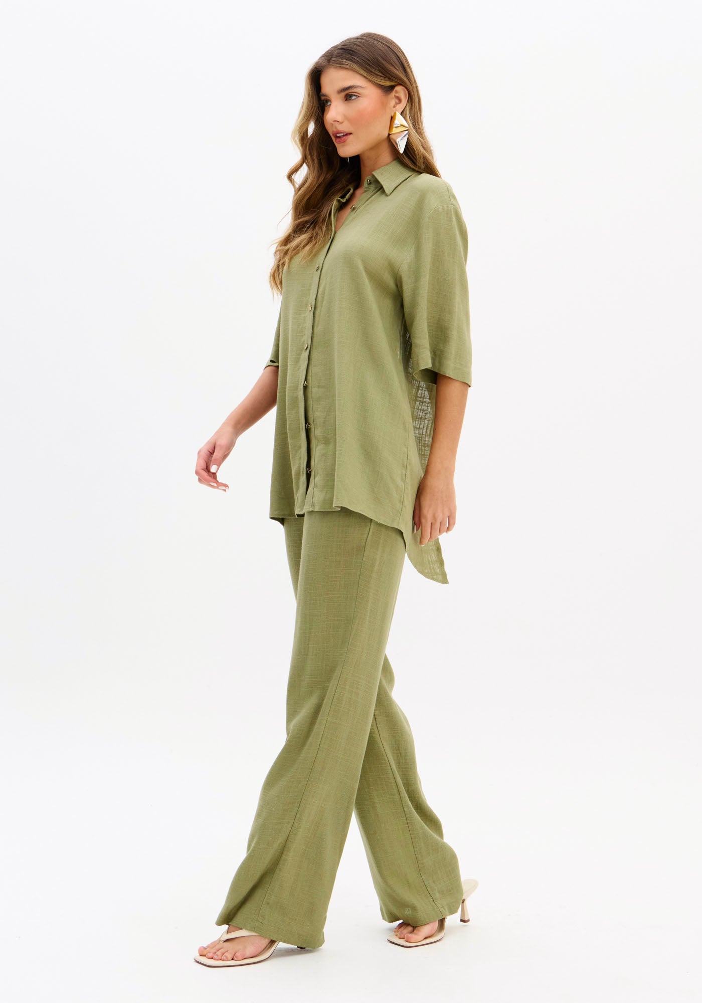 Shirt Oversized with Linen