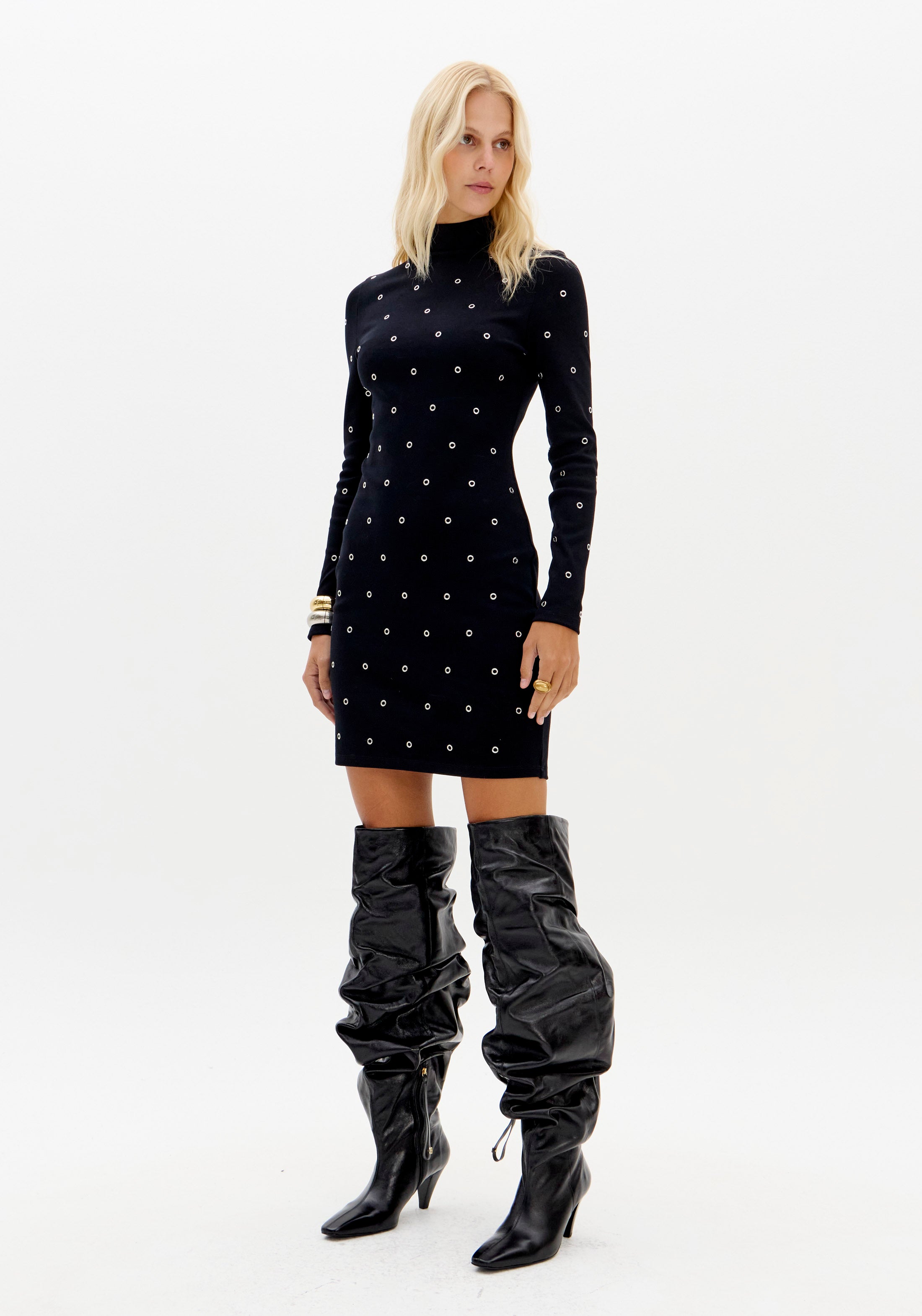 Short Dress with Long Sleeves
