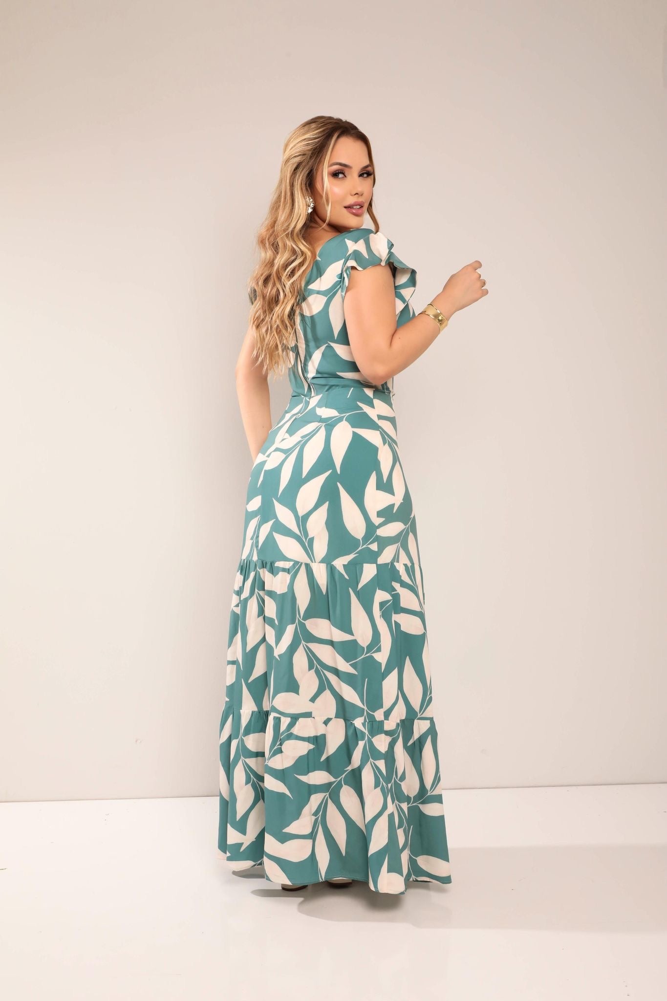 Long Printed Dress