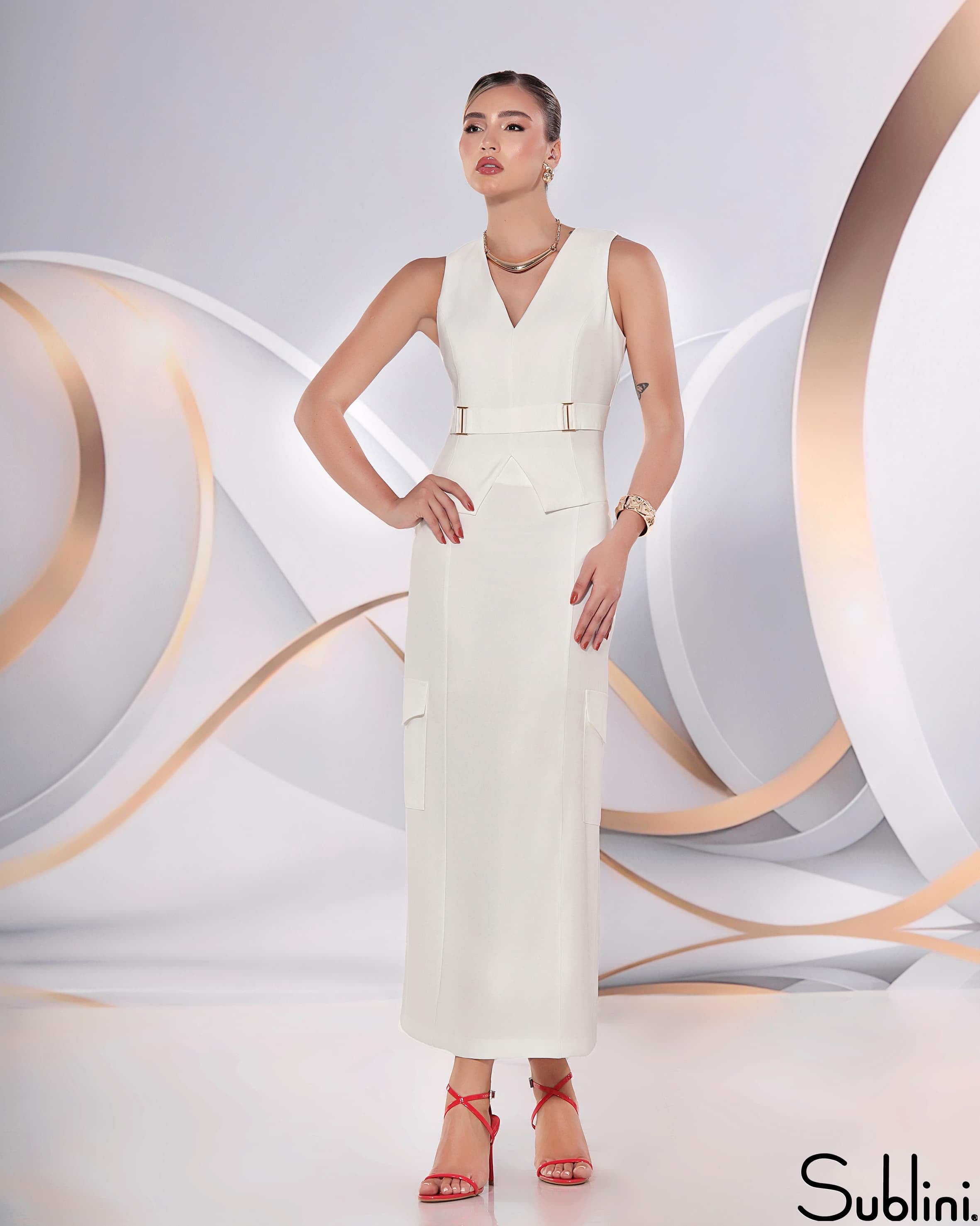 2 Piece Set Skirt and Blouse Liz