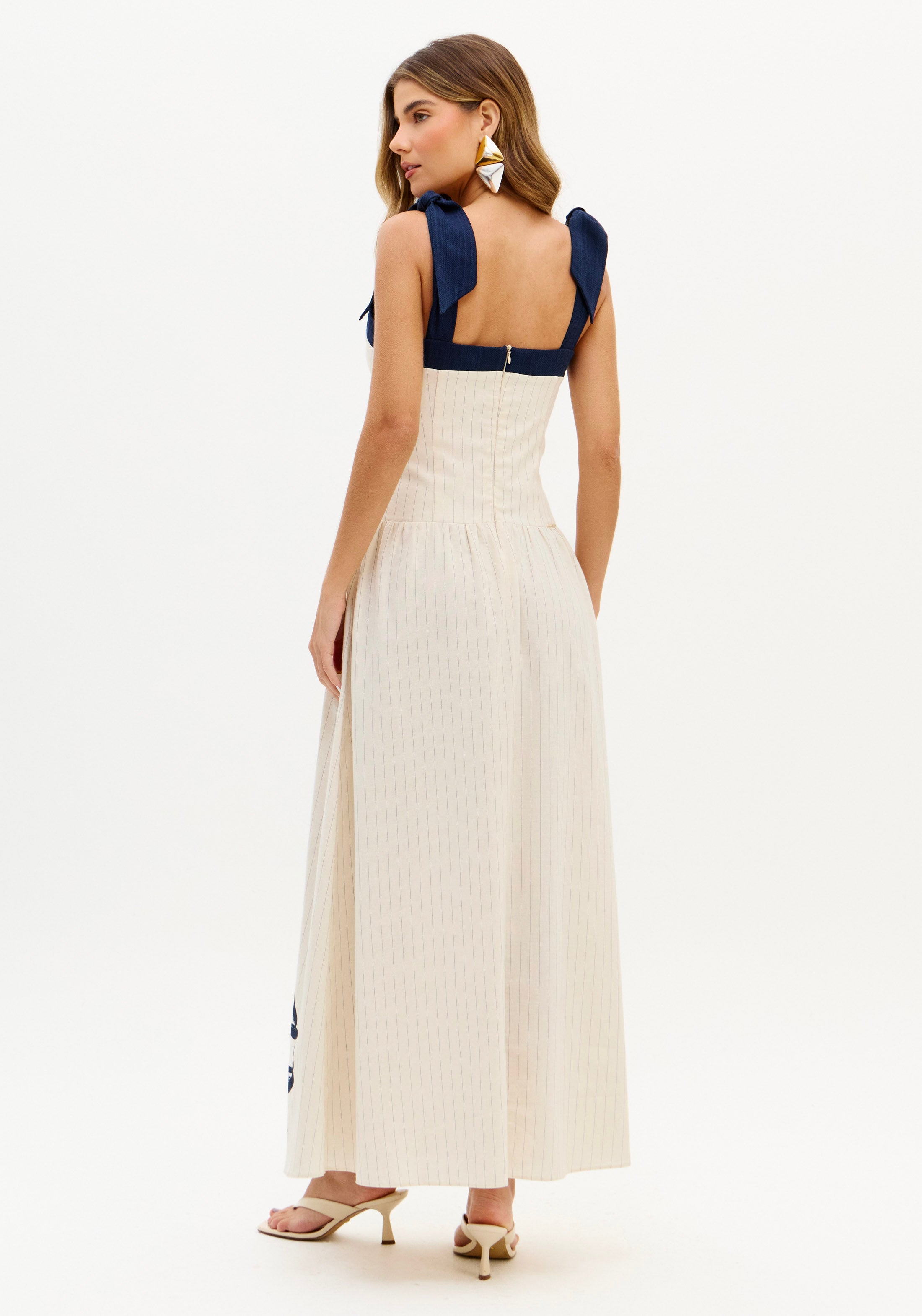 Super Midi Dress With Flare Skirt