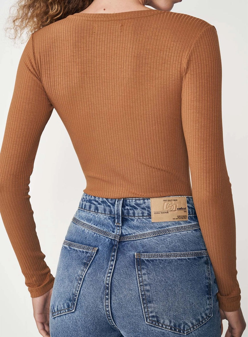 Ribbed Blouse