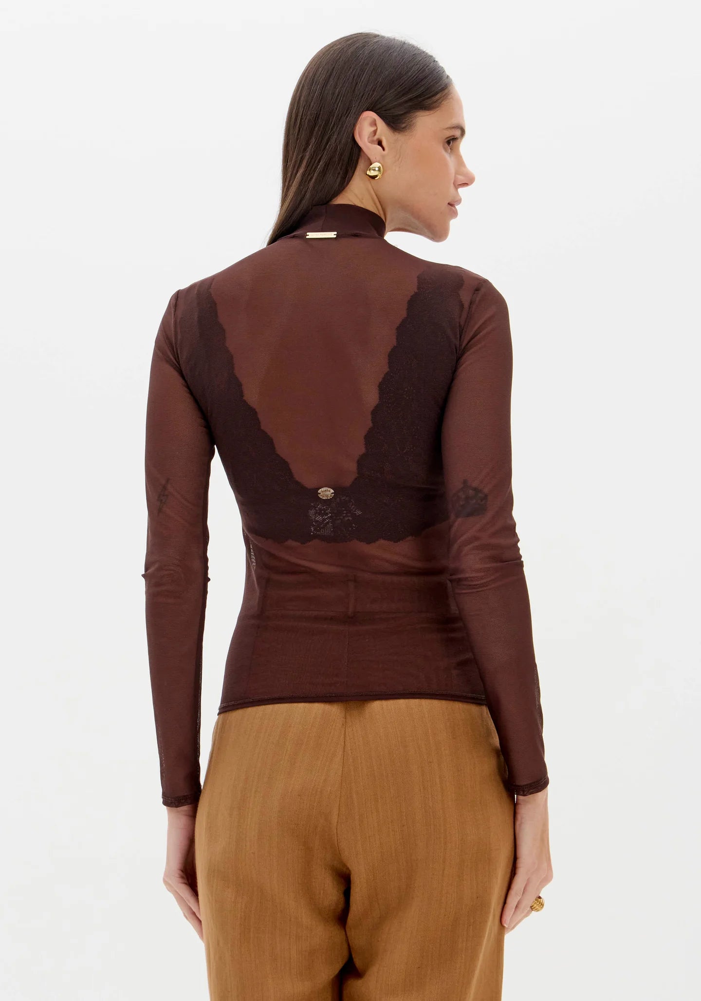Long-Sleeve Top with a Collar LP