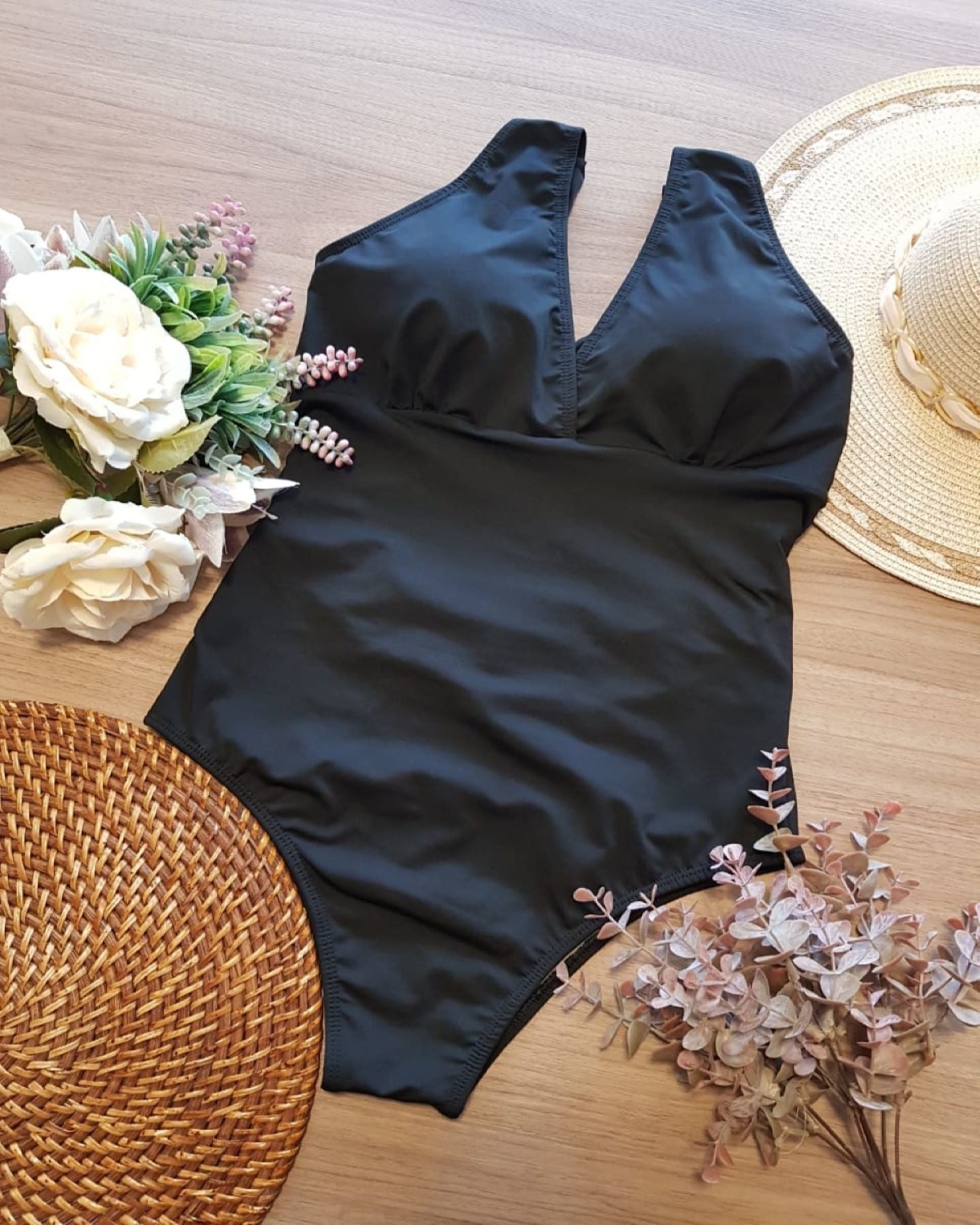 Traditional Swimsuit Black