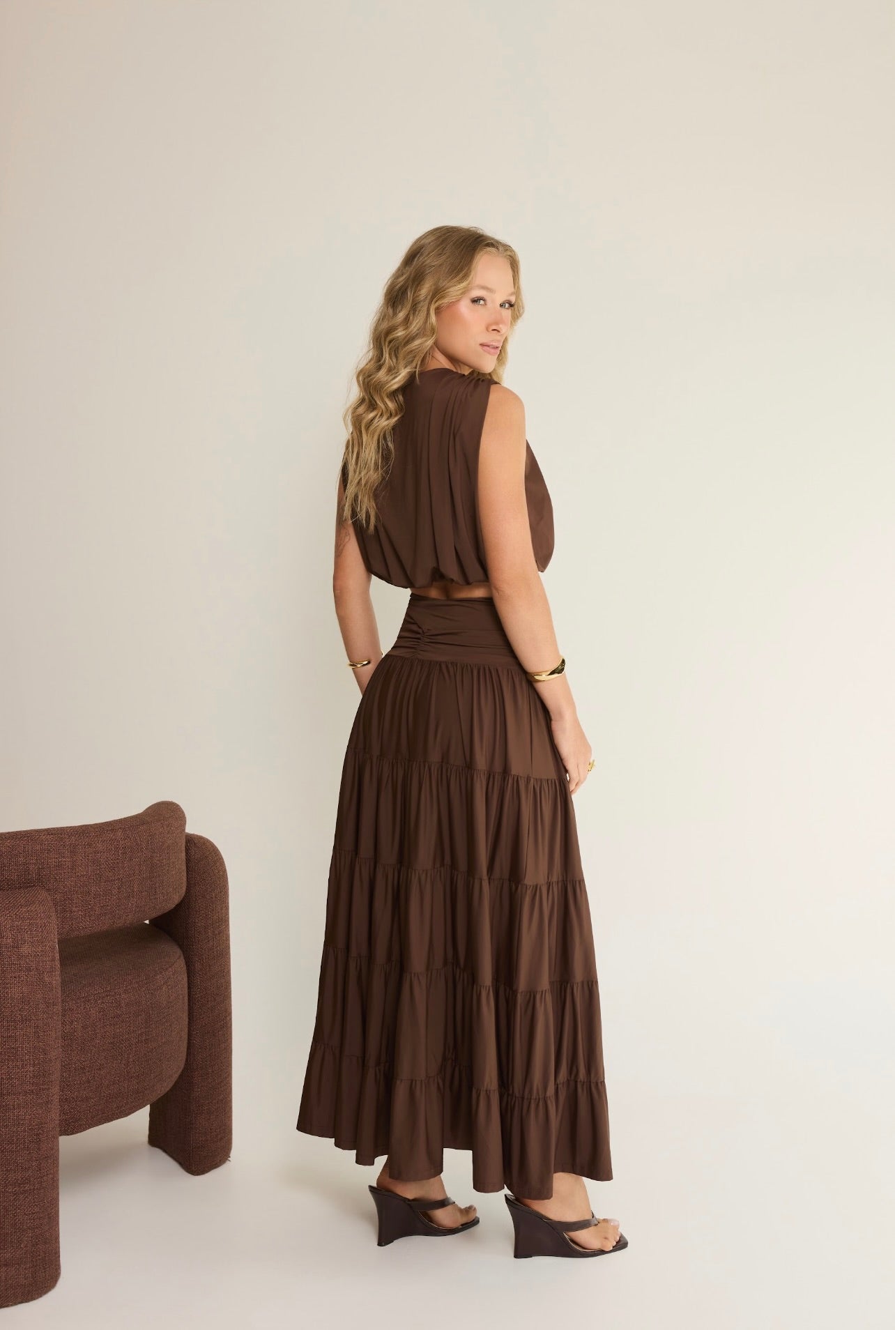 2 Piece Set Skirt and Blouse Desirre