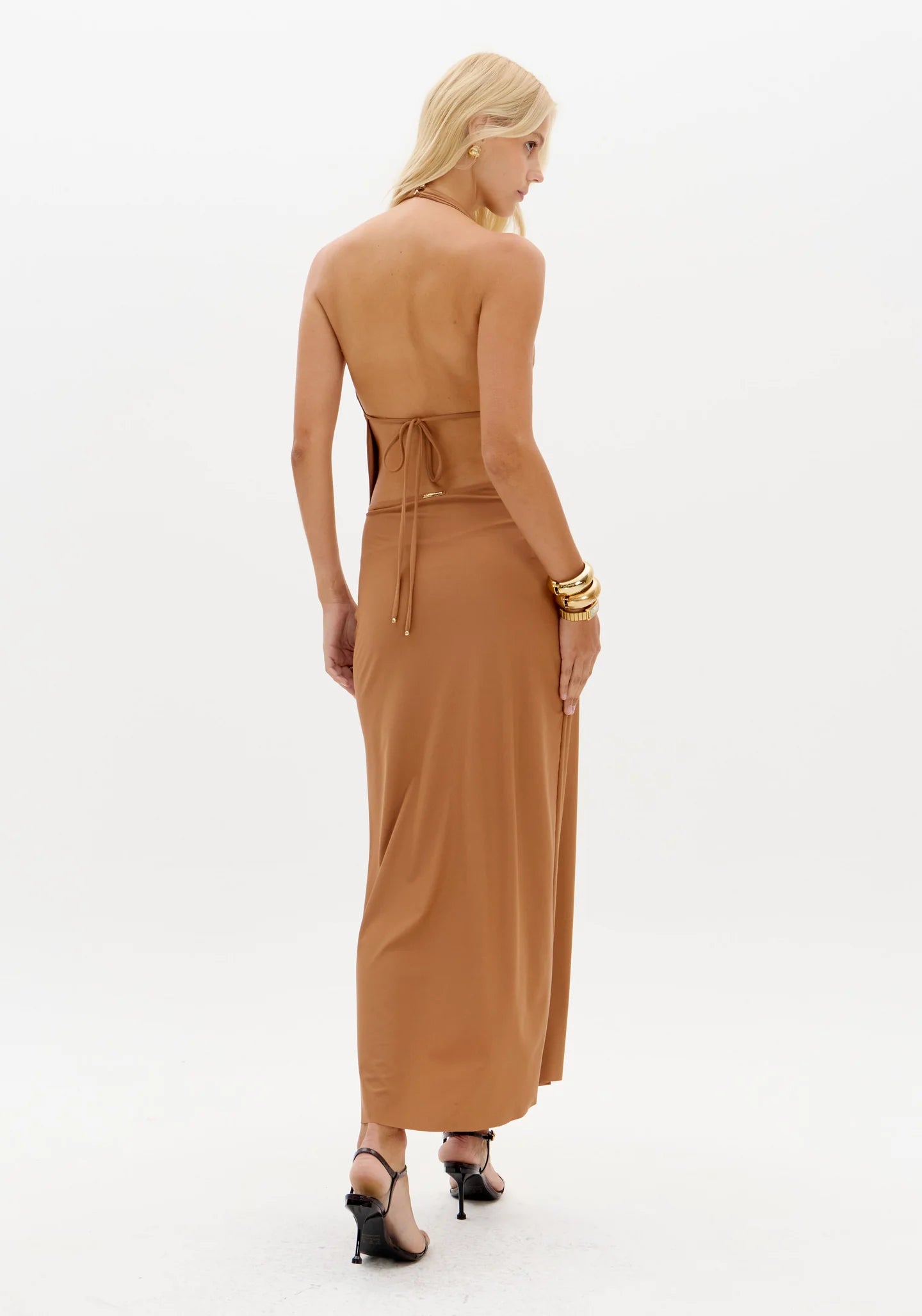 Cowl-Neck Dress