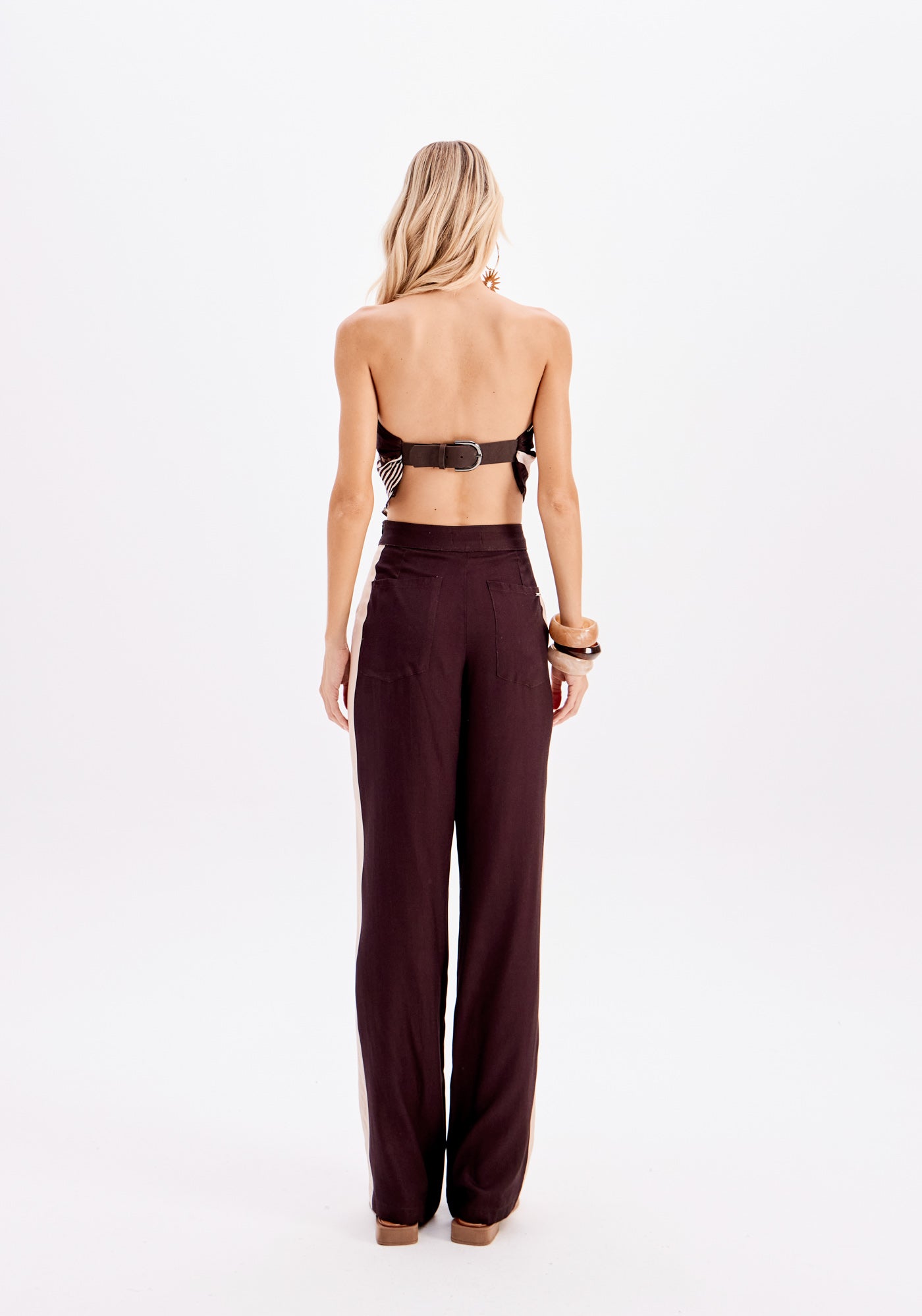 Printed Straight Pants