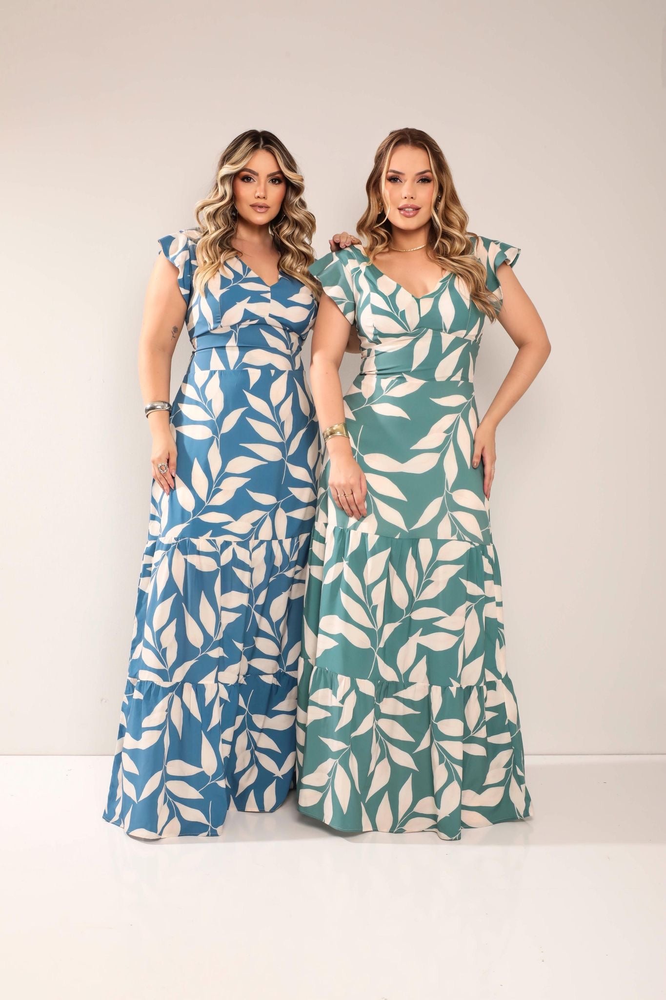 Long Printed Dress