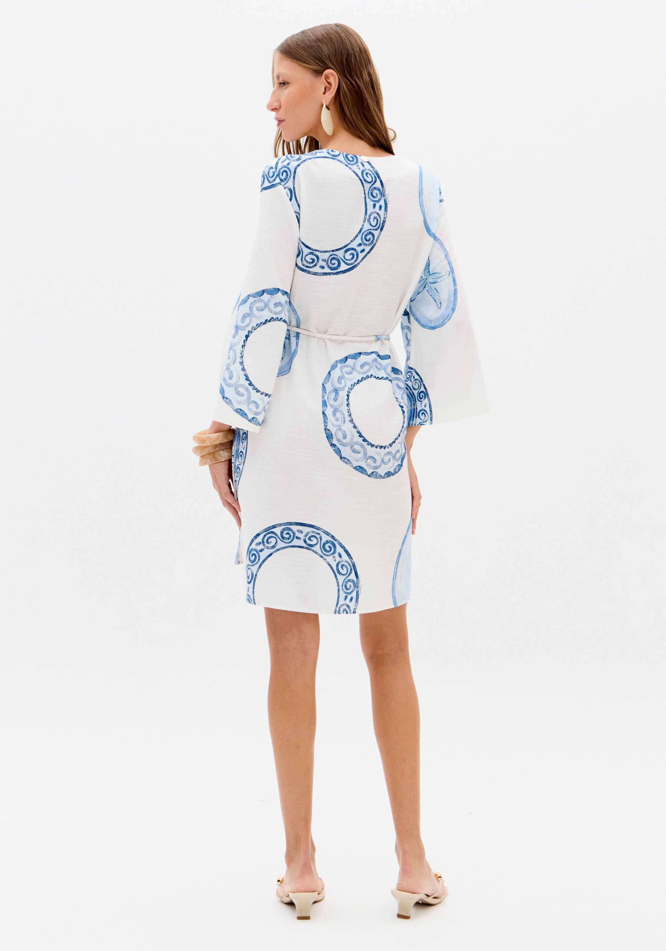 Dress Short Half Sleeve Printed