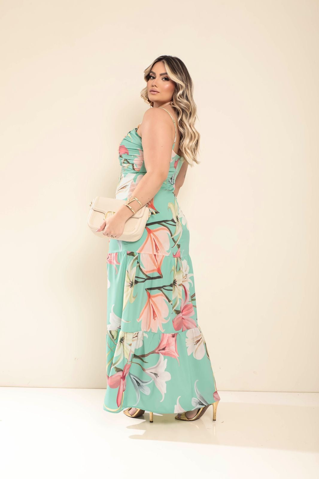 Long Printed Dress Luana