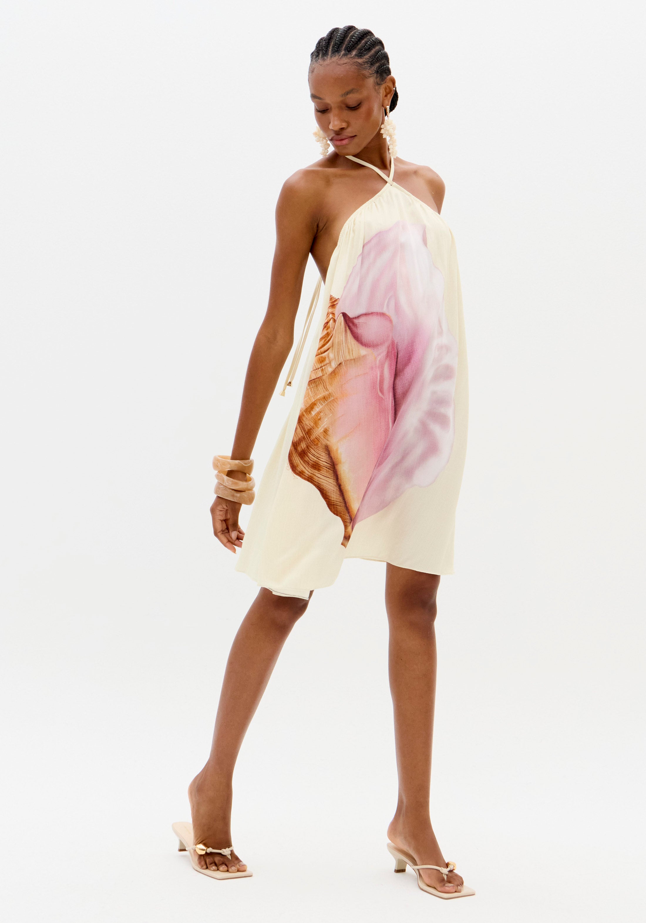 Dress Short Backless