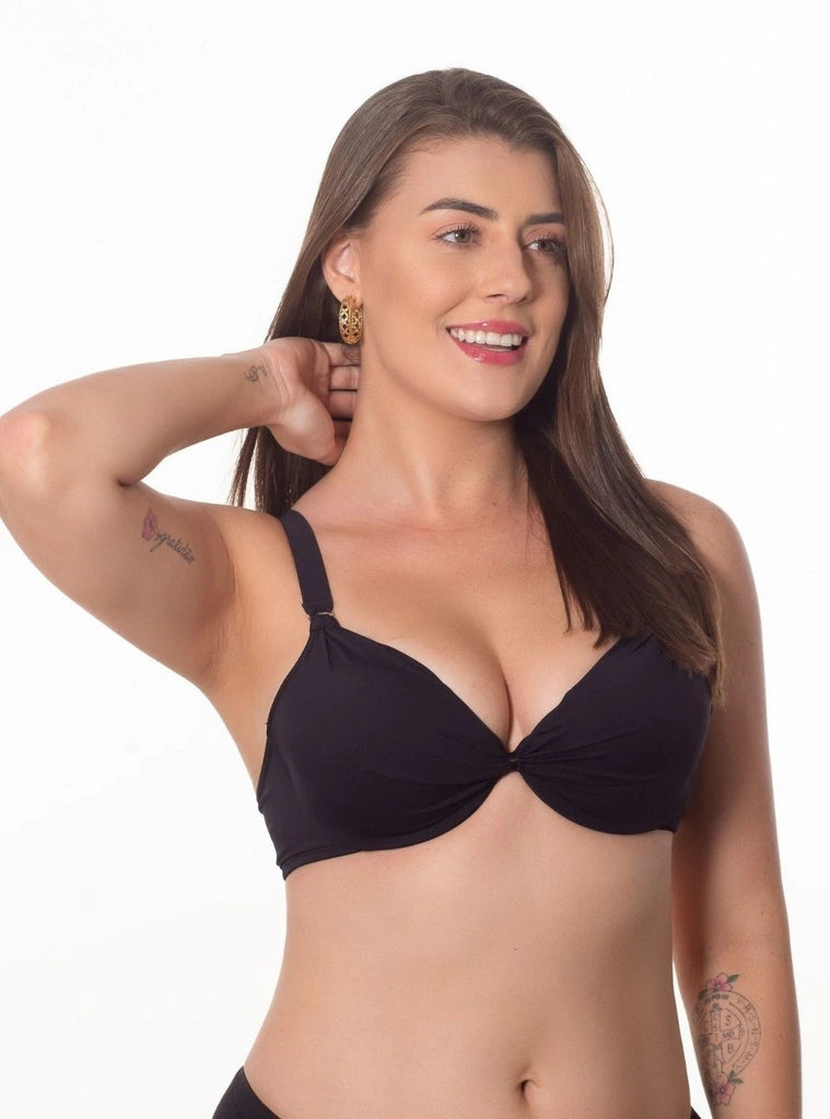 Black Bra with Strap
