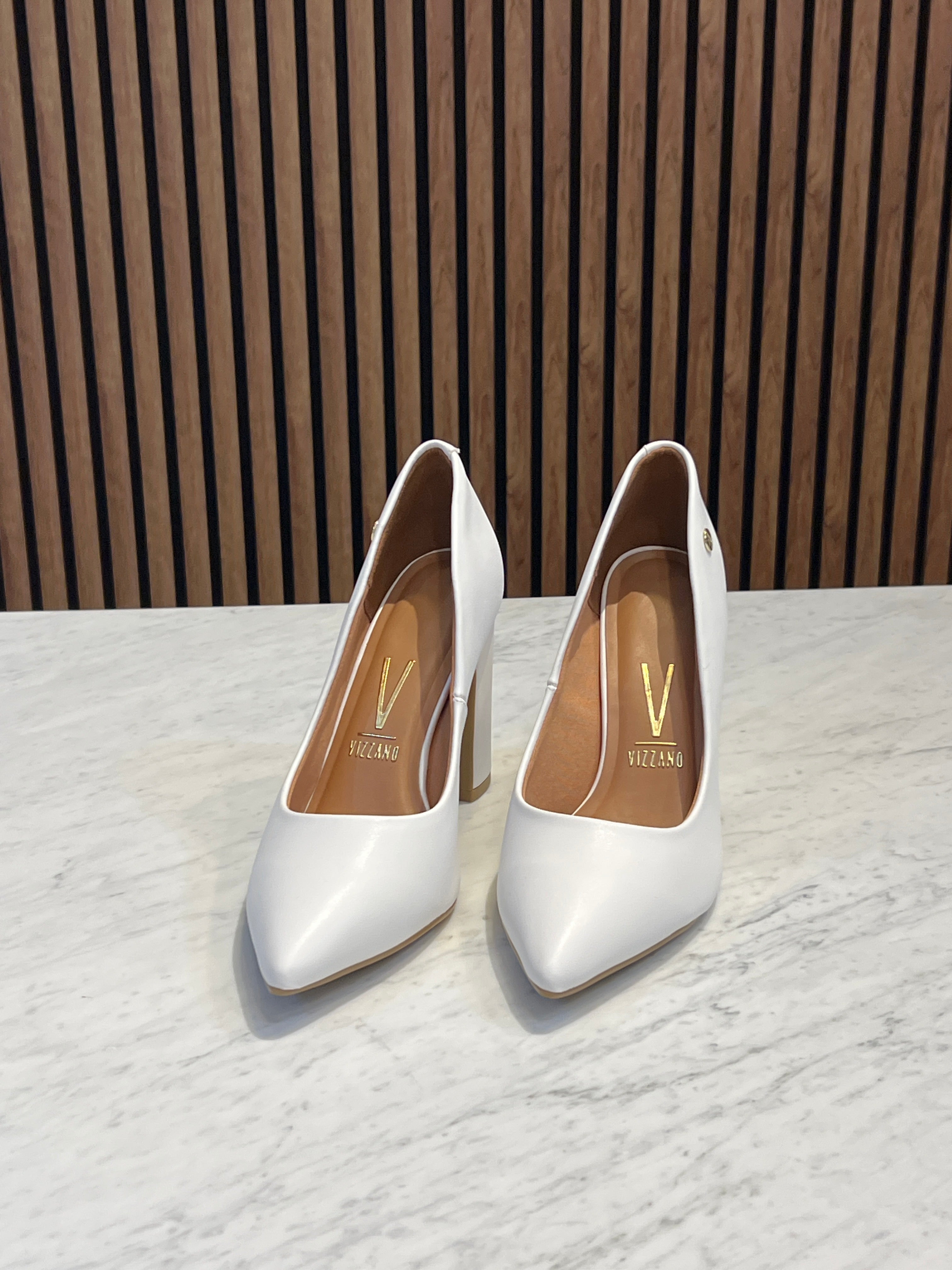 Scarpin Pelica Vizzano Block White