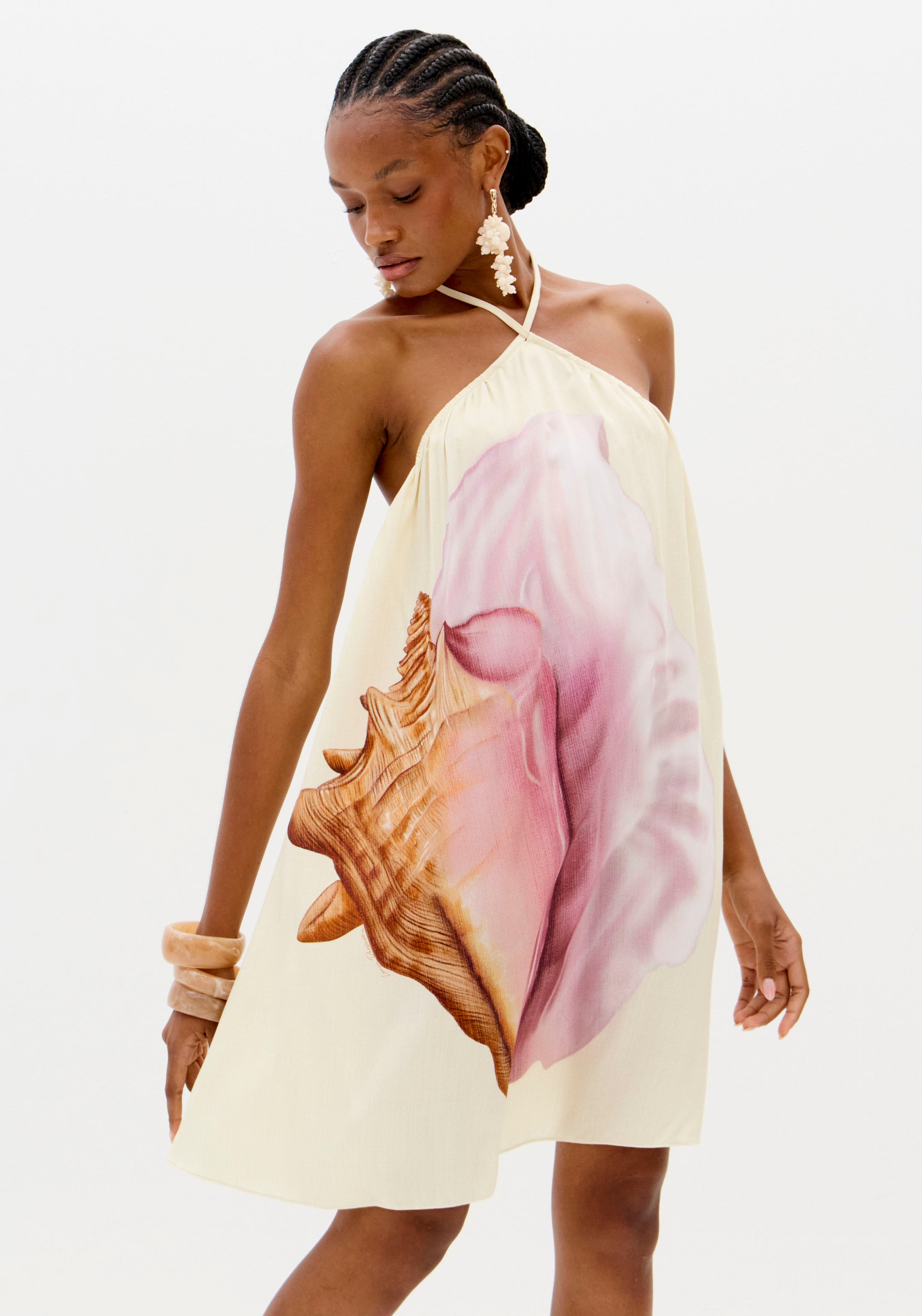 Dress Short Backless