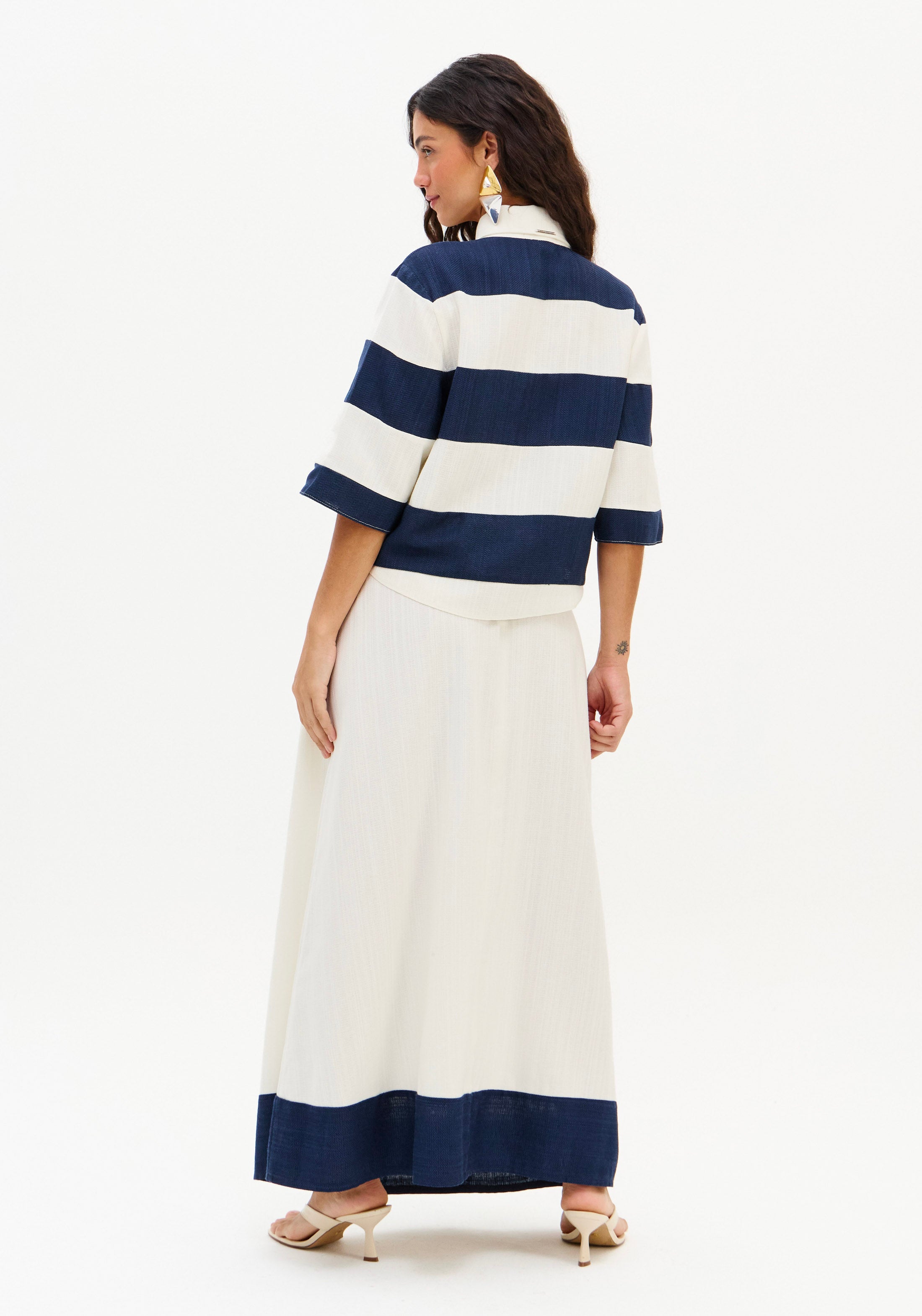 Lady Like Skirt Super Mídi