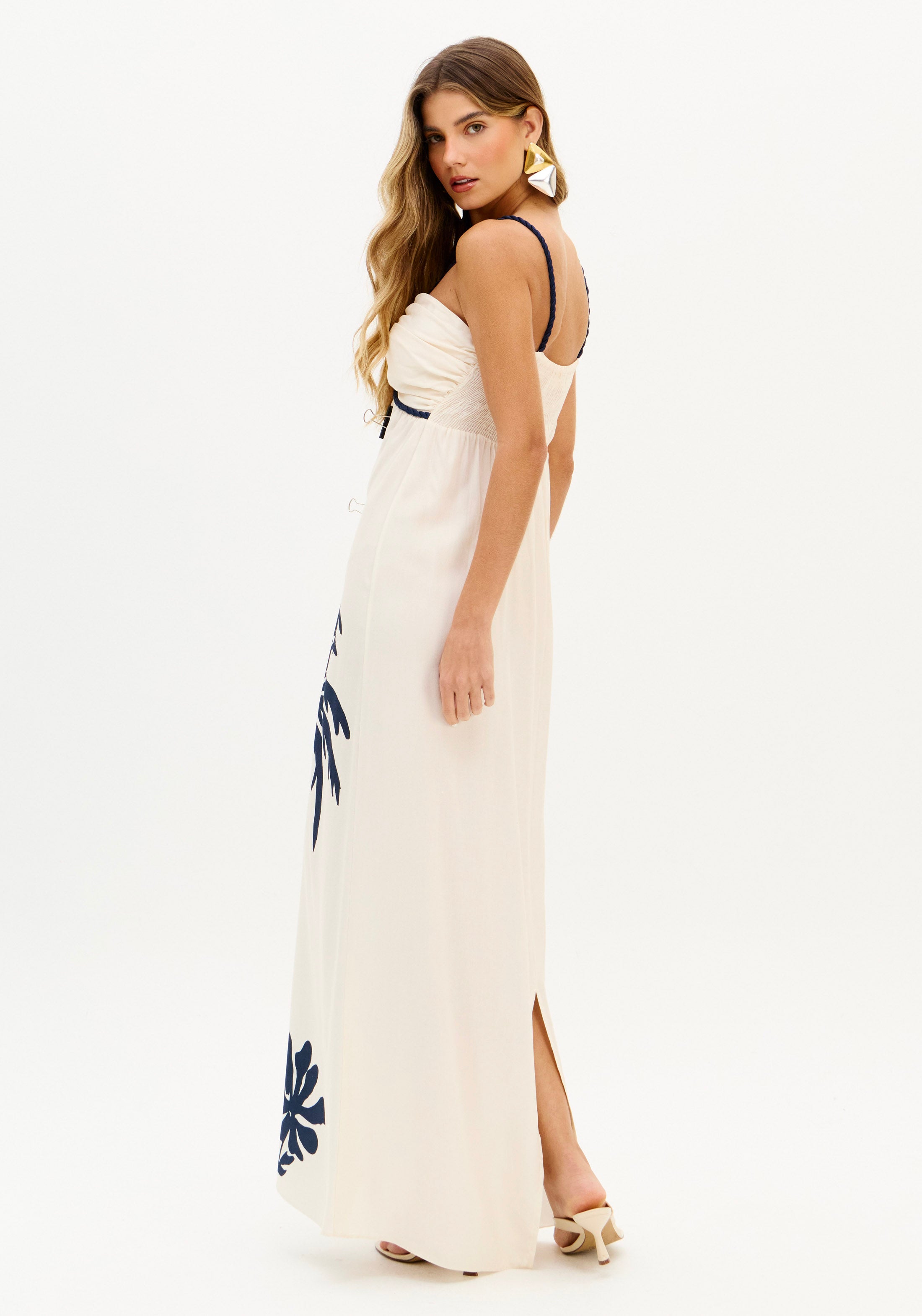 Long Dress With Local Print
