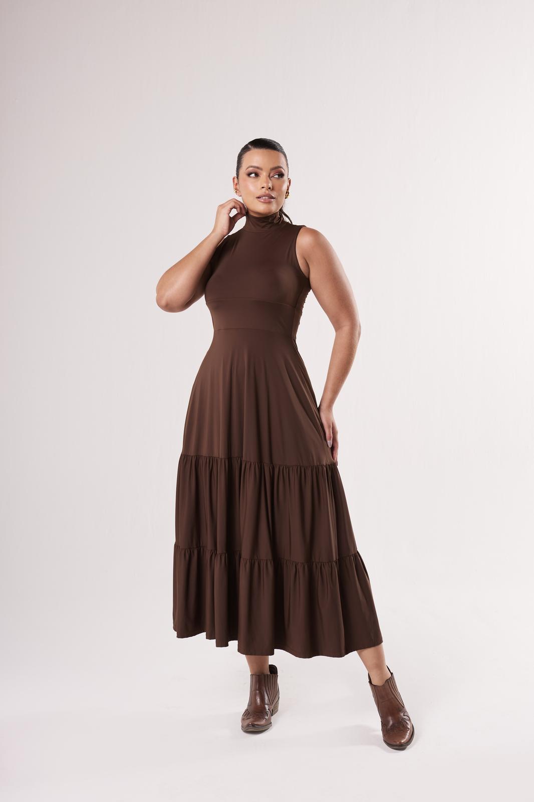Dress Luna Brown