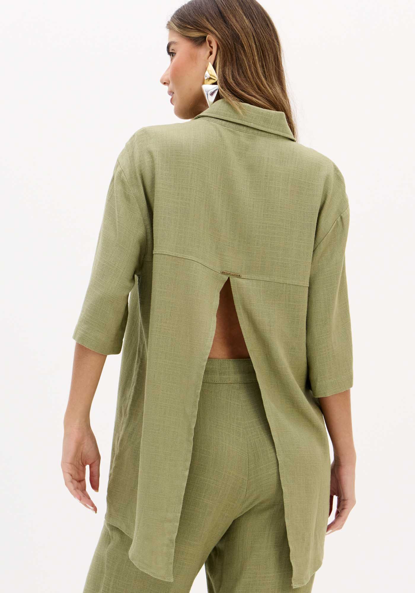 Shirt Oversized with Linen