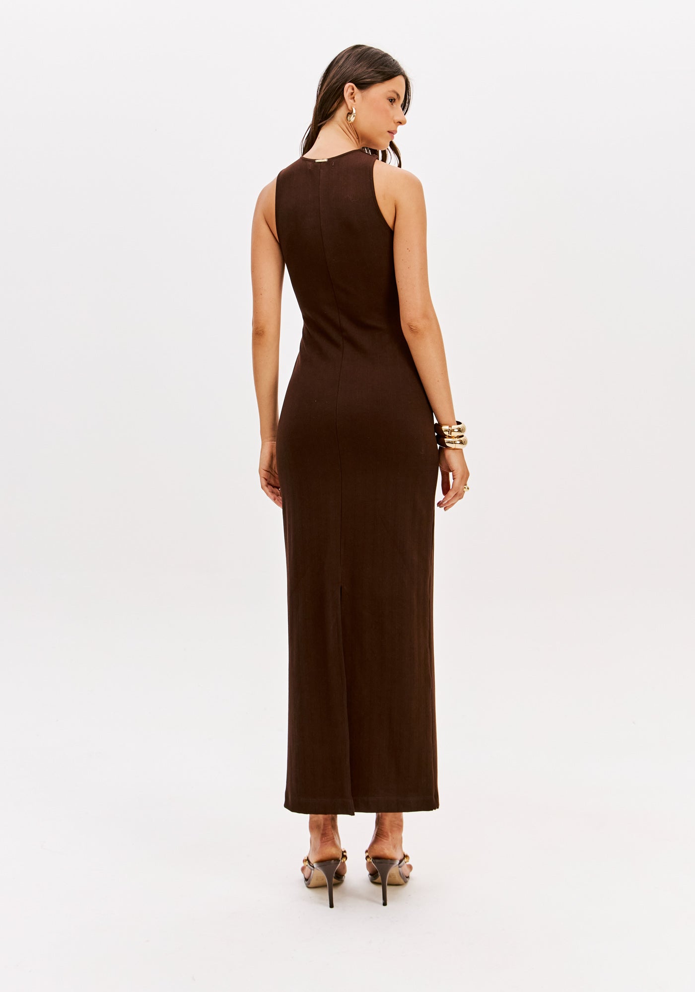 Dress Super Mídi With Trim