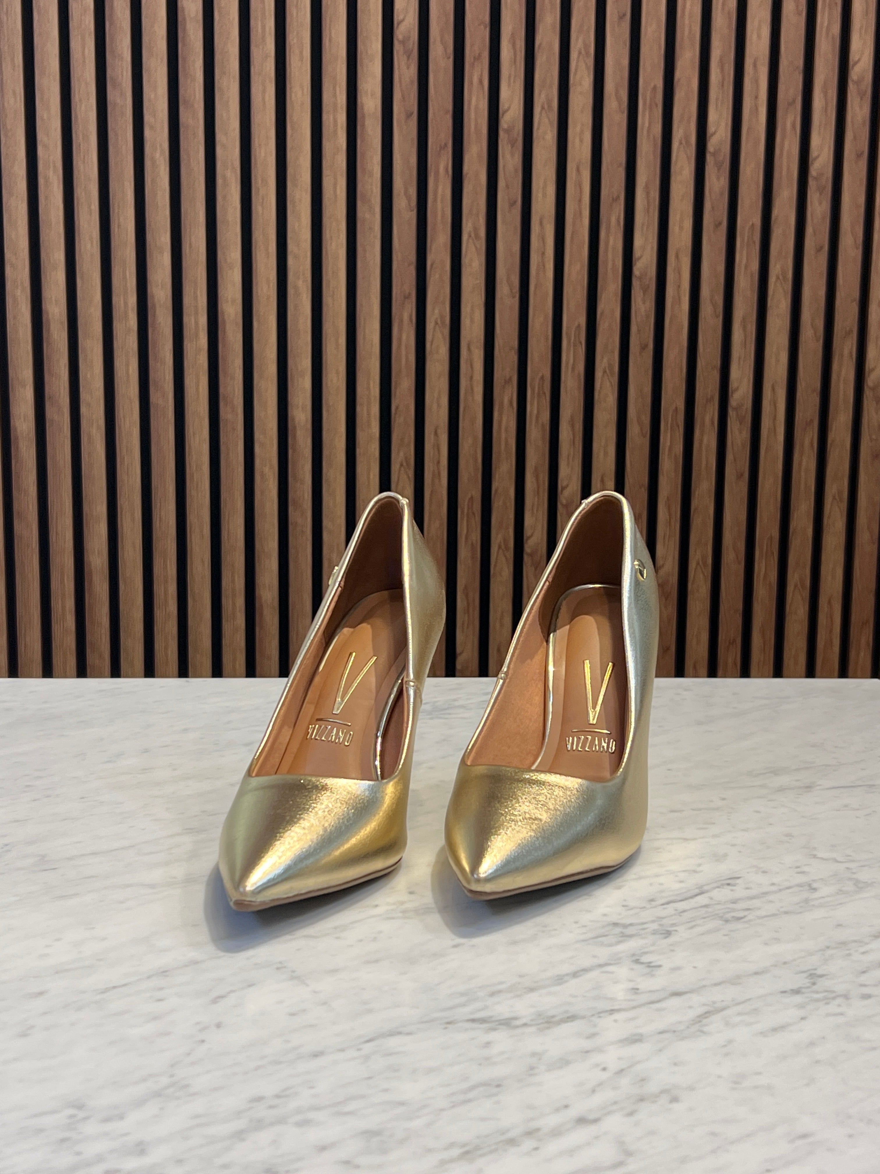 Scarpin Pelica Vizzano Metallic Gold