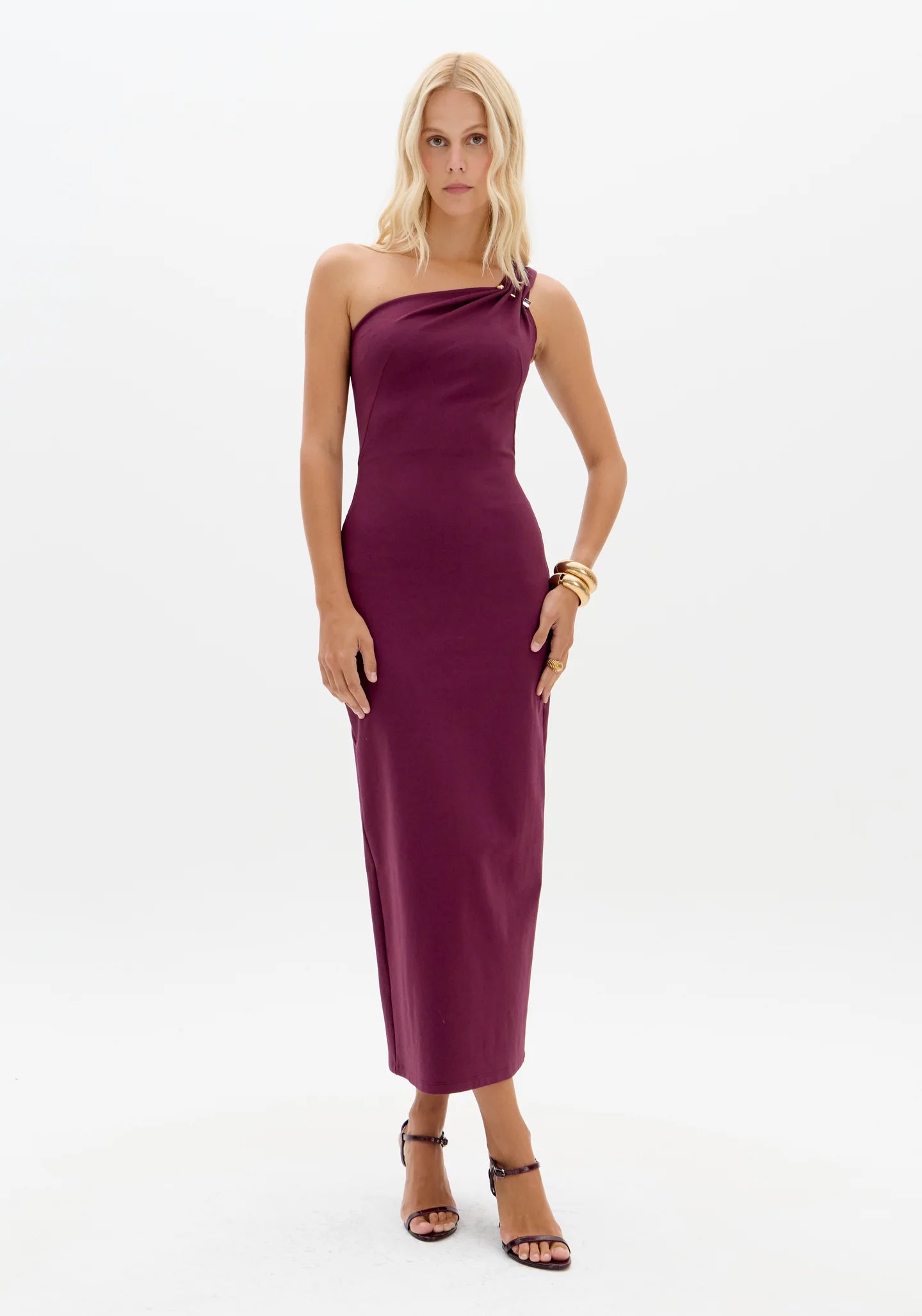 one shoulder midi dress formal One-Shoulder Roberta Glass Top:With Glass Top A-Line/Princess Off-the-Shoulder Floor-Length Ruched please refer to the ff326