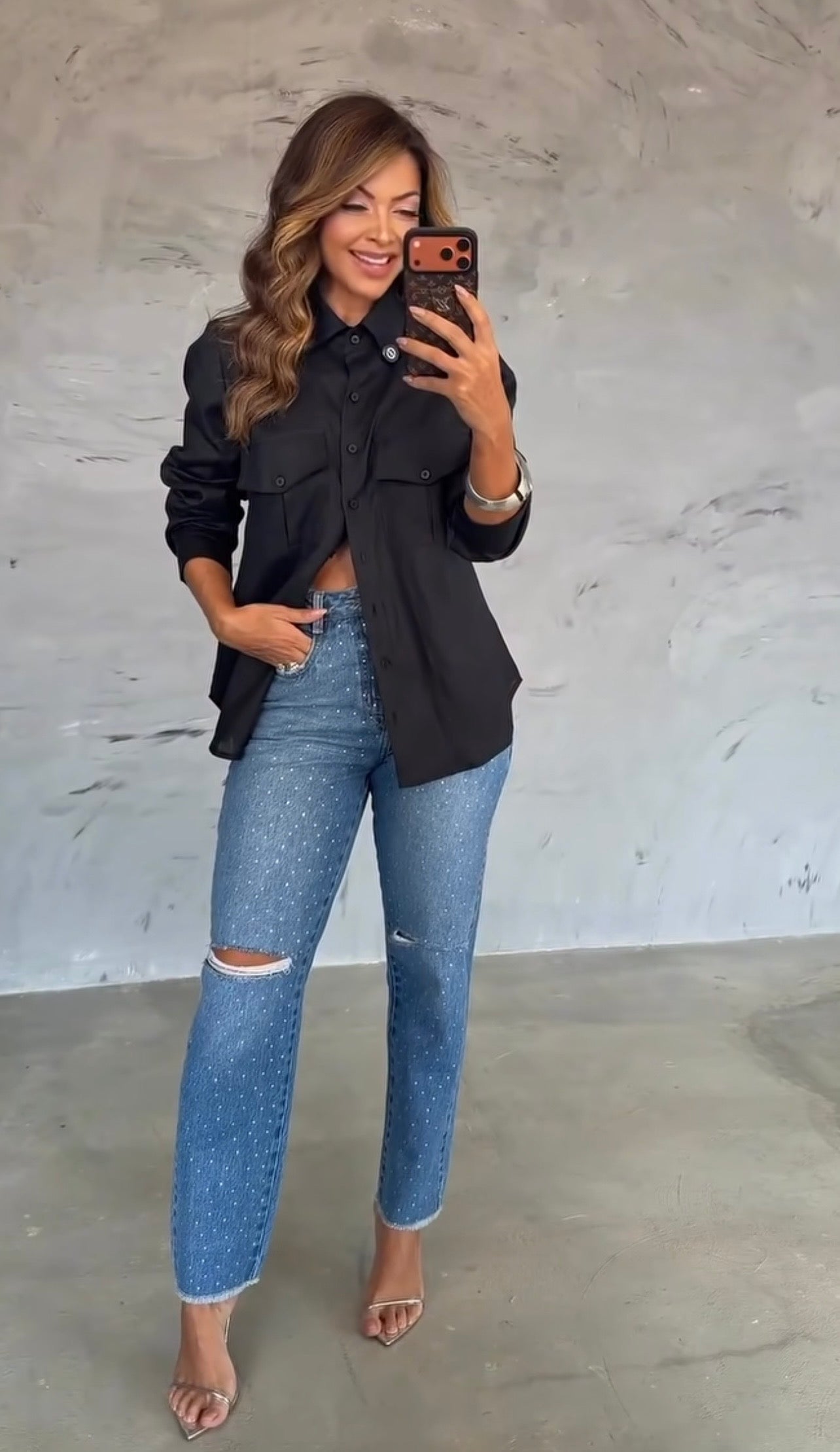 Juliana Linen Shirt Black