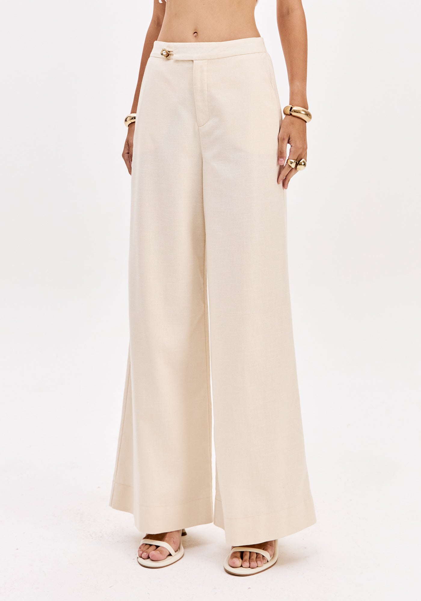 Pants Wide Leg High Waist