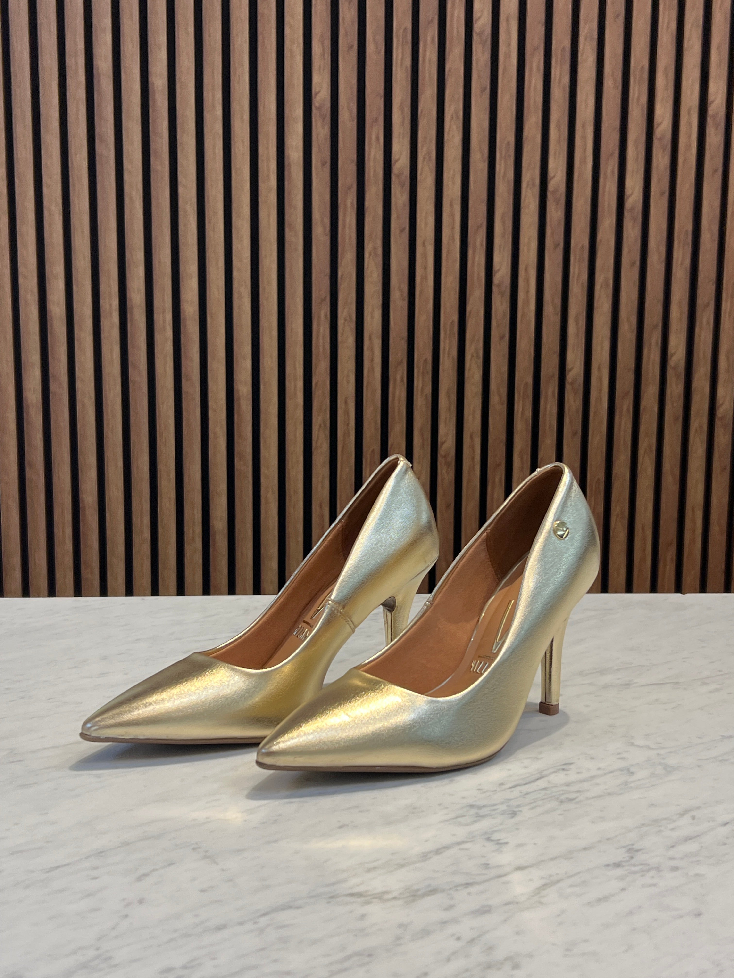 Scarpin Pelica Vizzano Metallic Gold