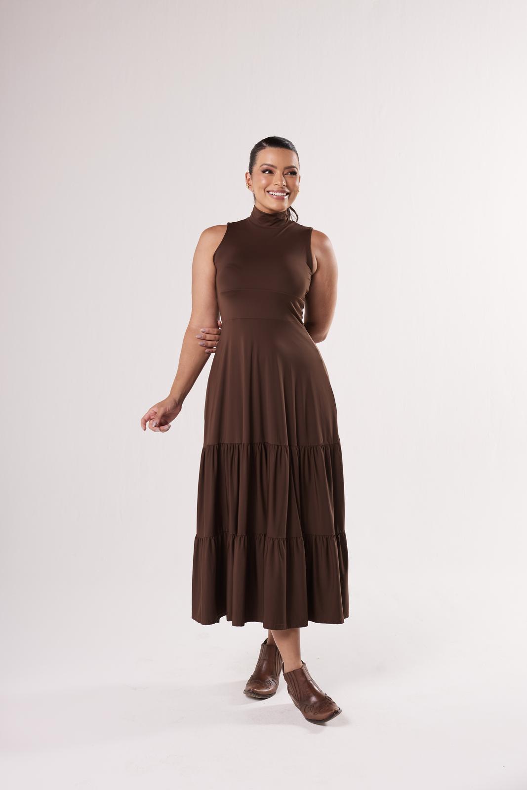 Dress Luna Brown