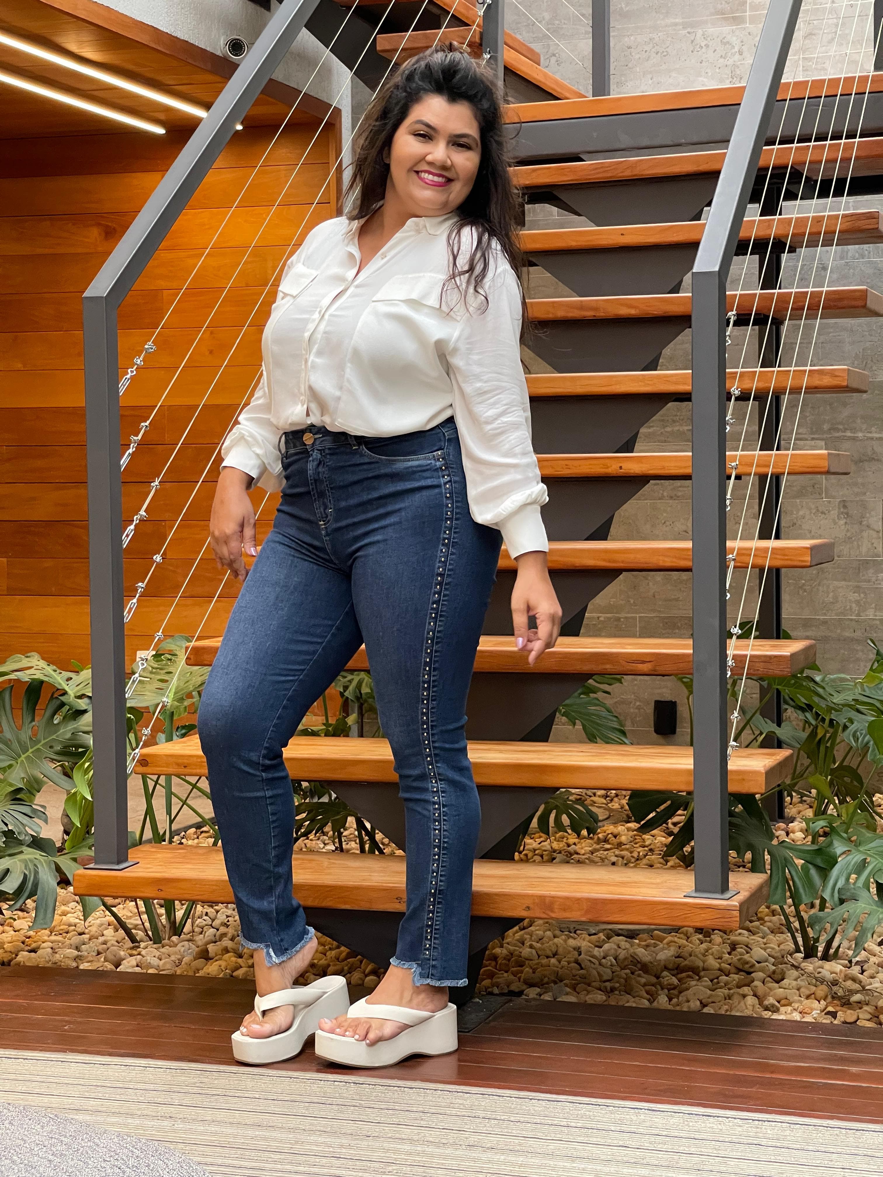 Skinny Jeans with side Details