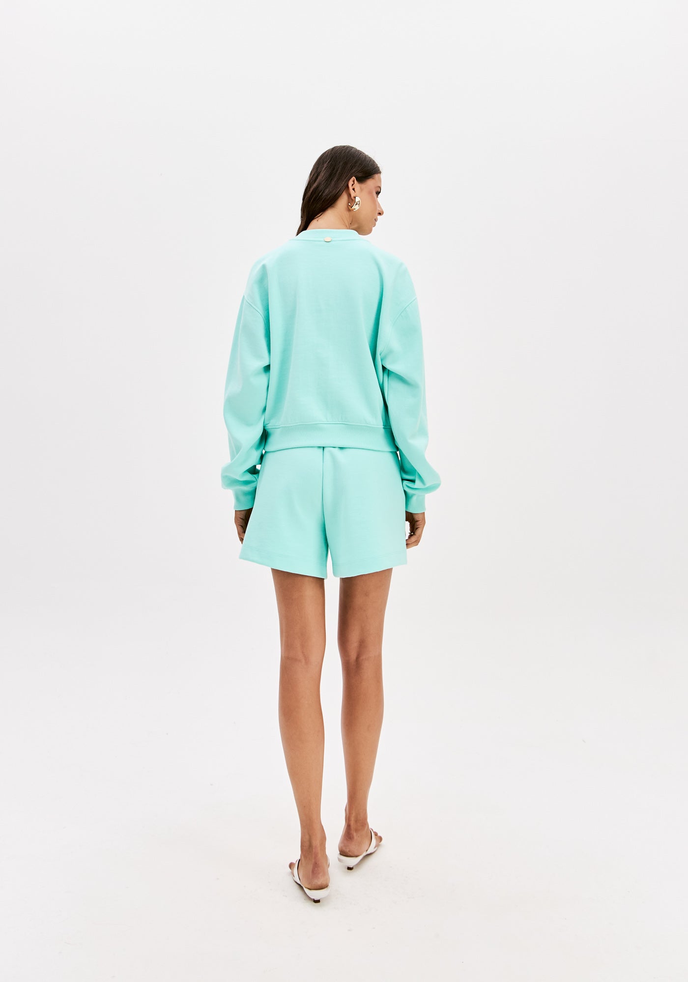 Long Sleeve Sweatshirt With Embroidery