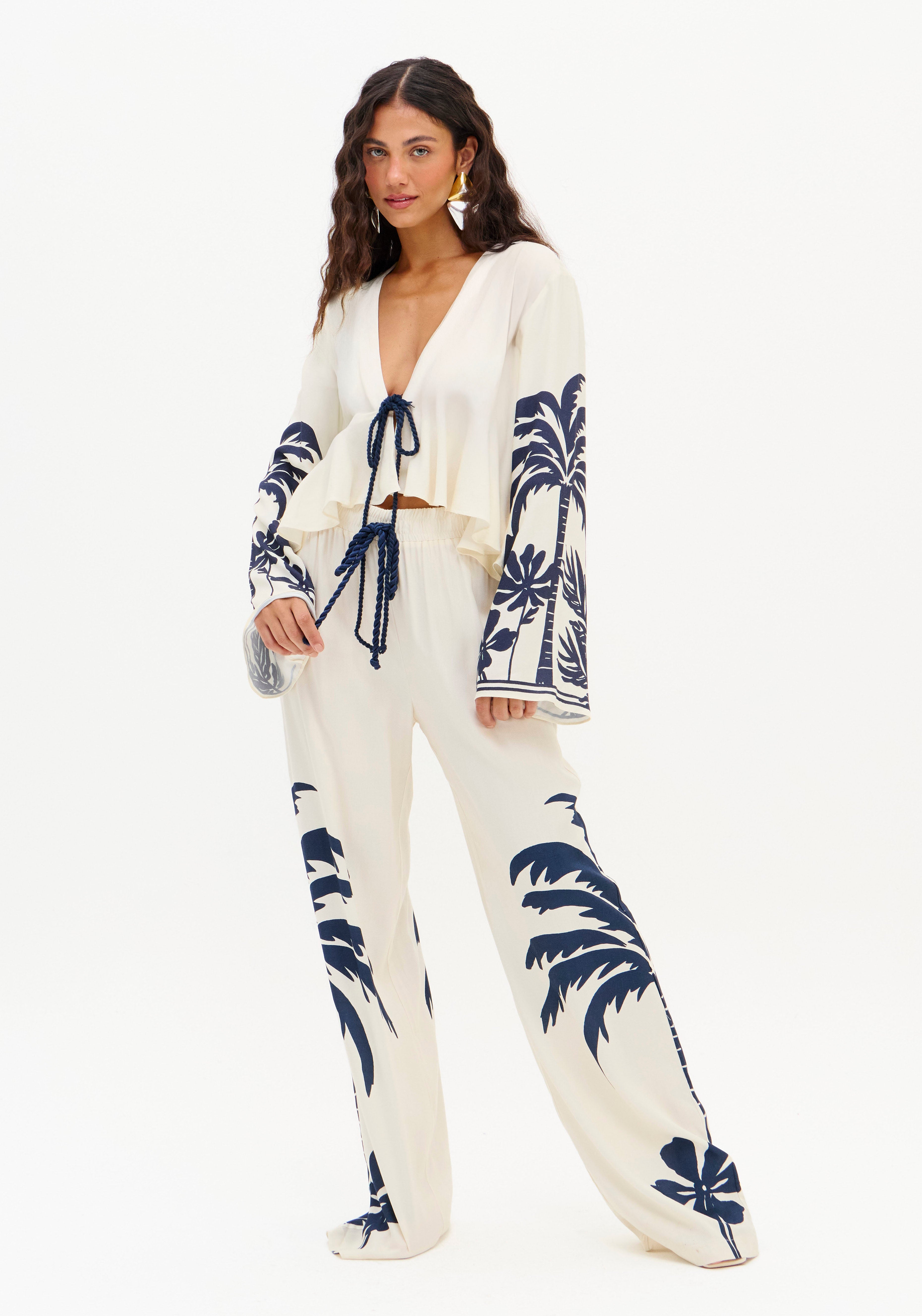 Pants Full Length Localized Print