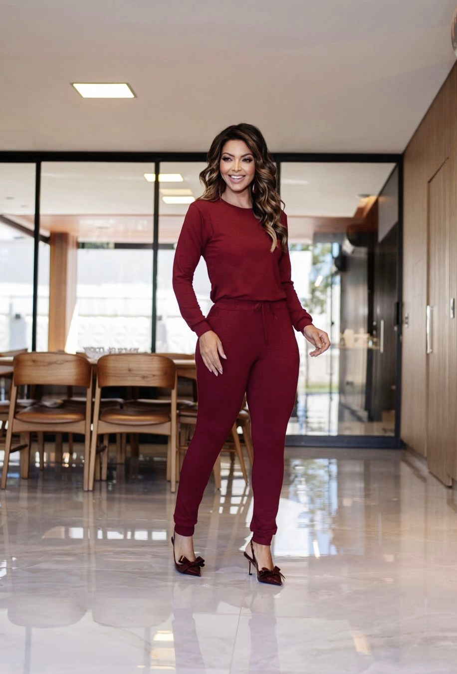 2 Piece Set Long Sleeve Sweatshirt