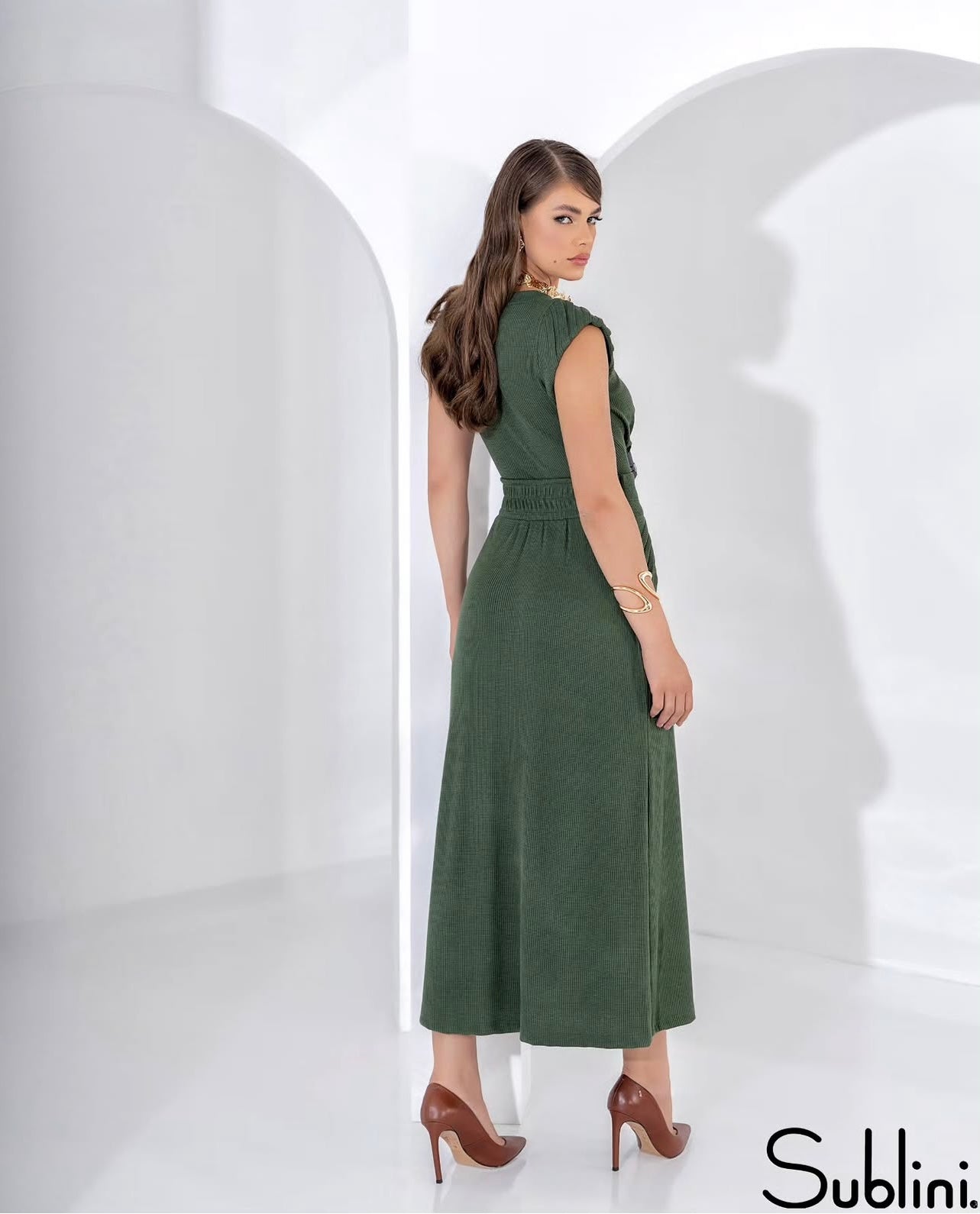 2 Piece Set Knitted skirt and blouse