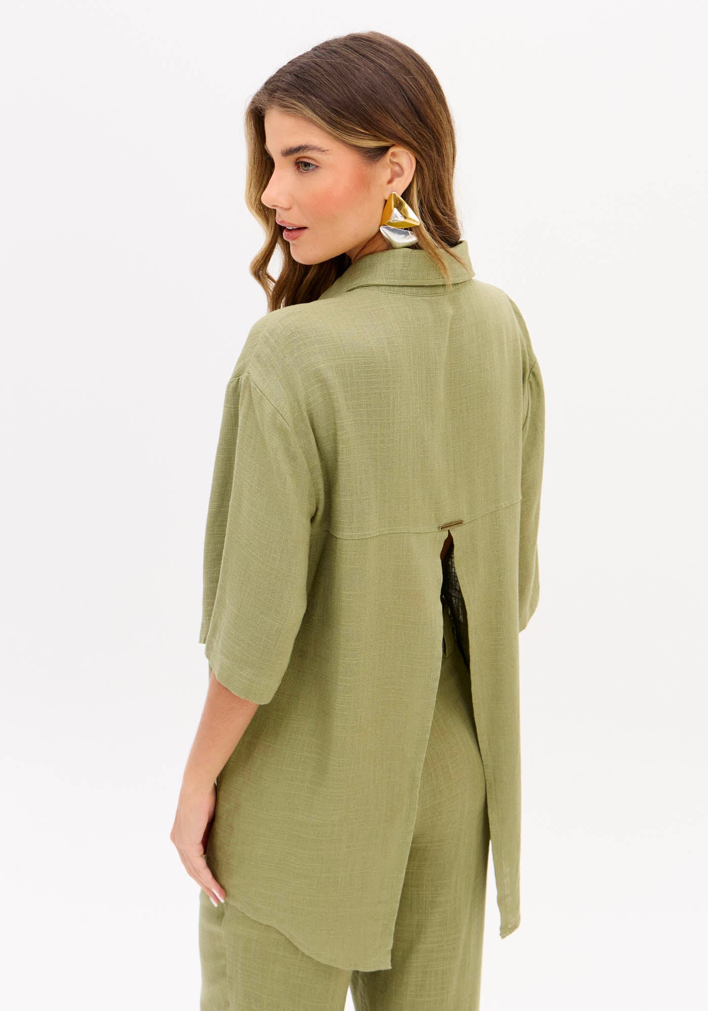 Shirt Oversized with Linen