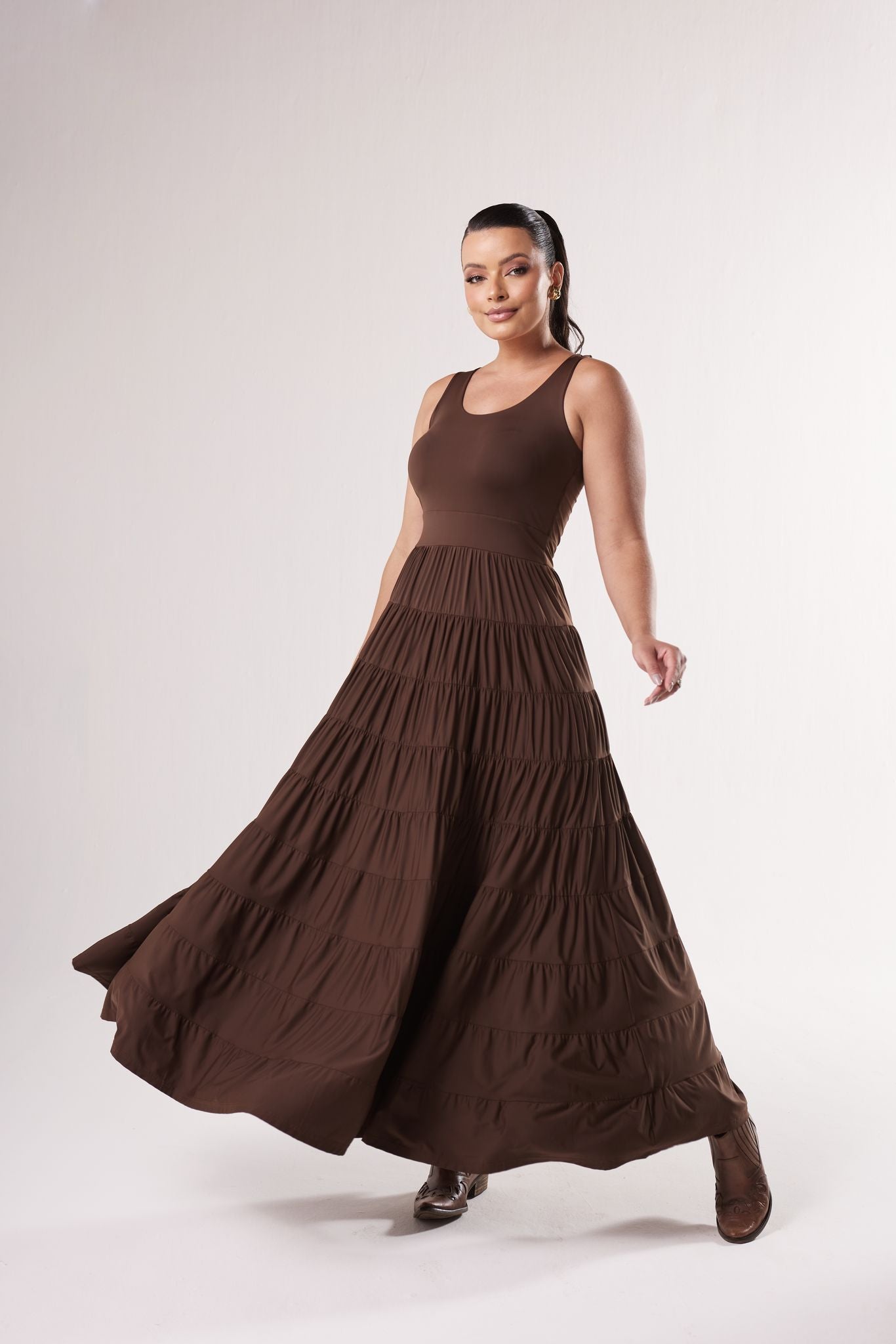 Dress Maristela Brown