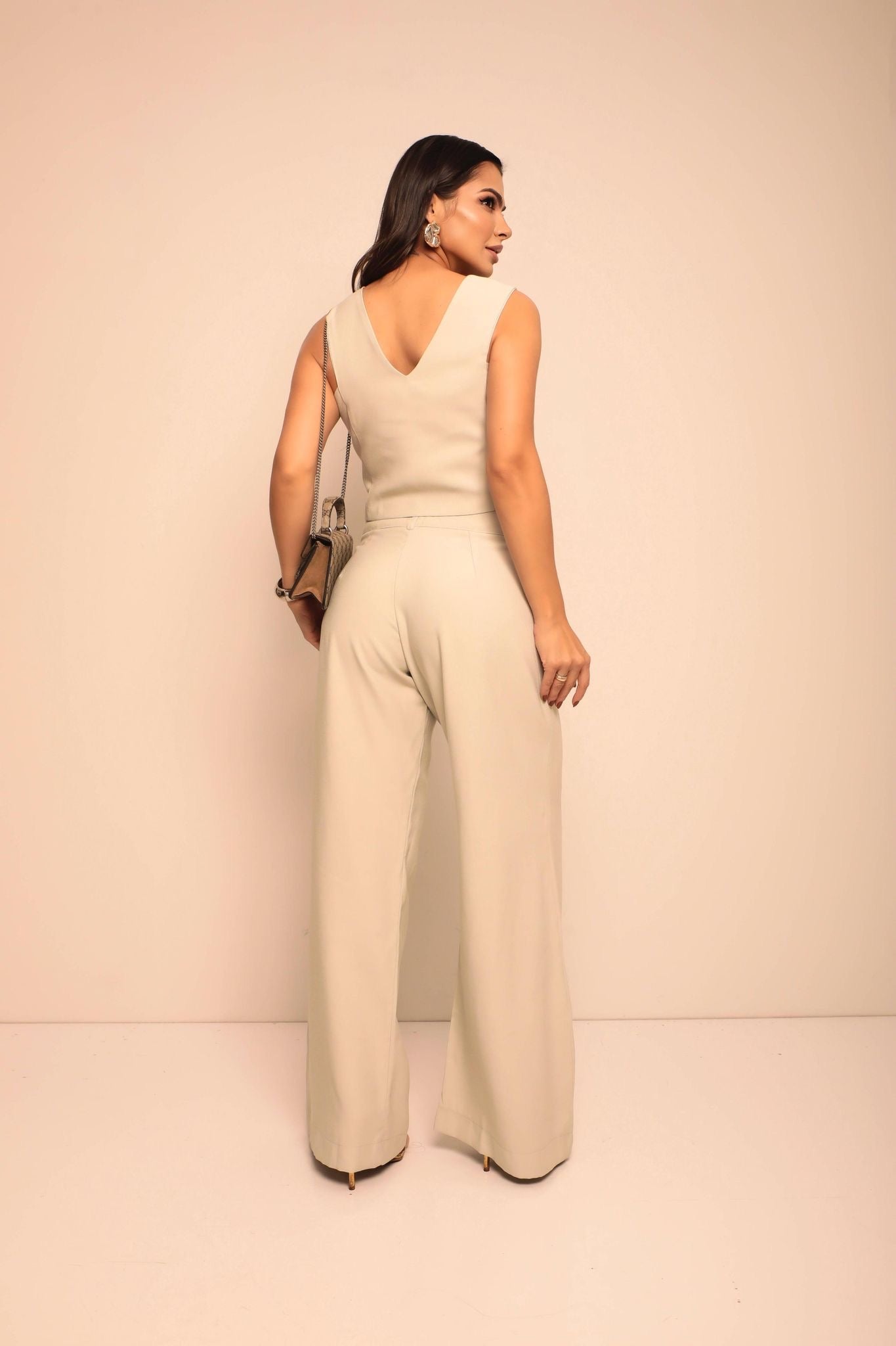 2 Piece Set Pants and Cropped