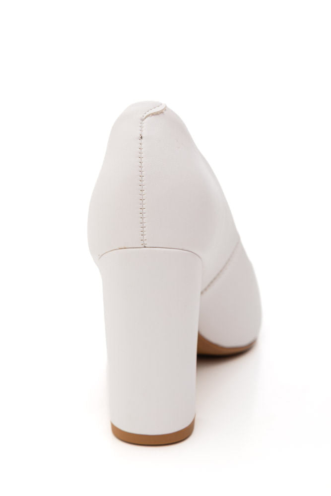 Scarpin Pelica Vizzano Block White