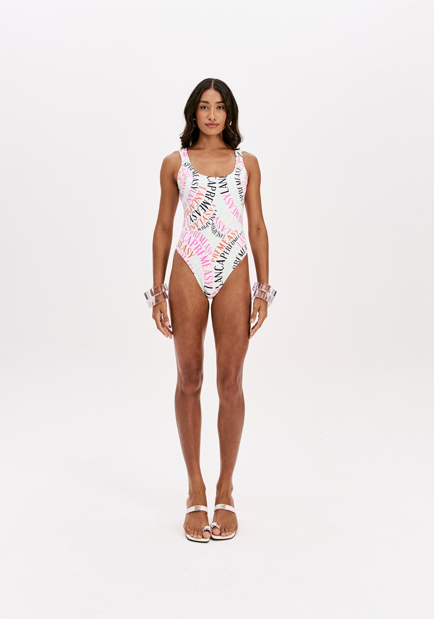 Swimsuit Strap Back Neckline