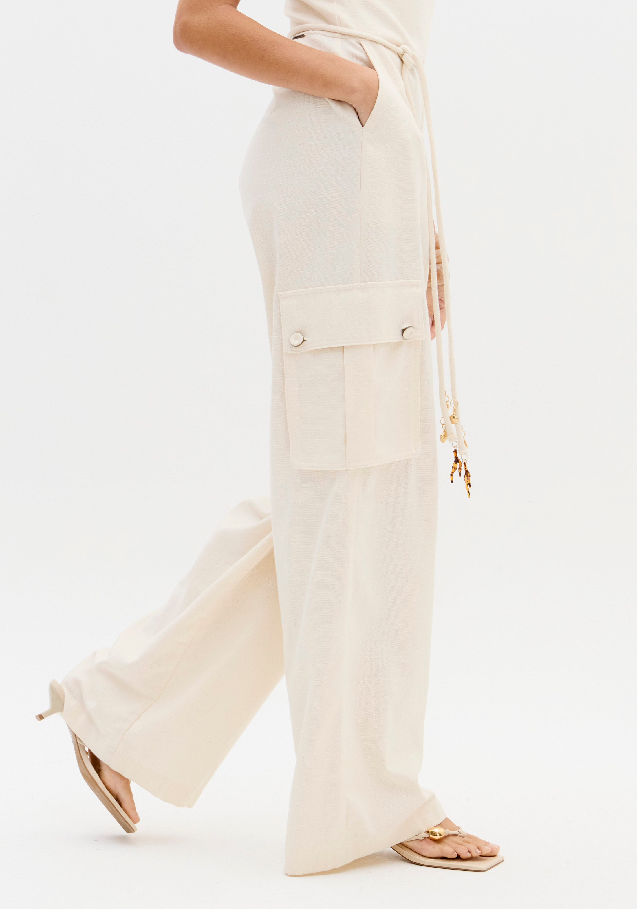 Jumpsuit Cargo Sleeveless