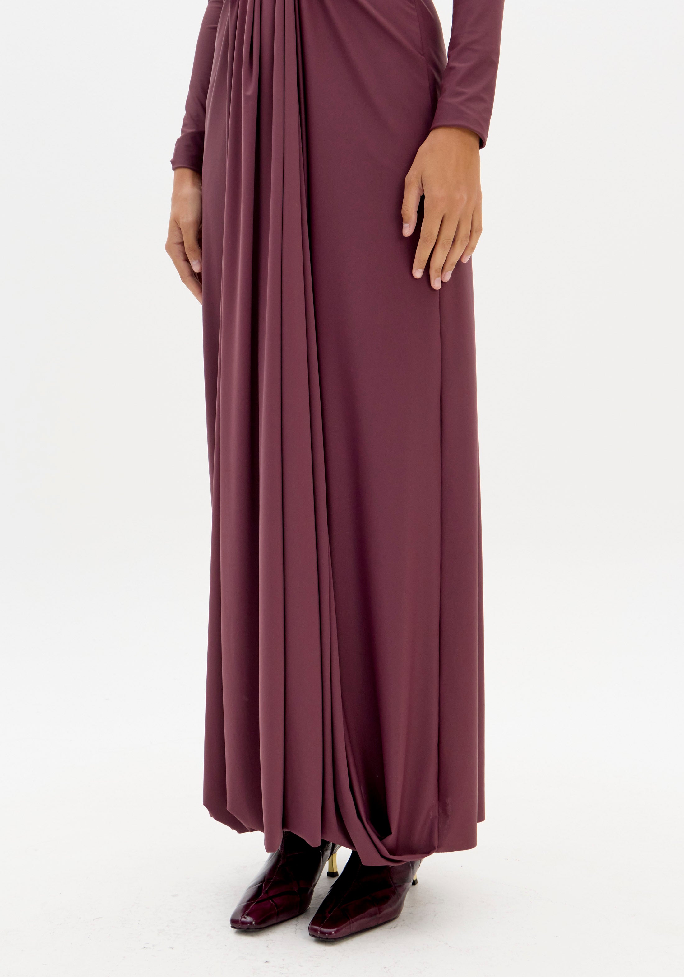 Long Dress with Cut Out