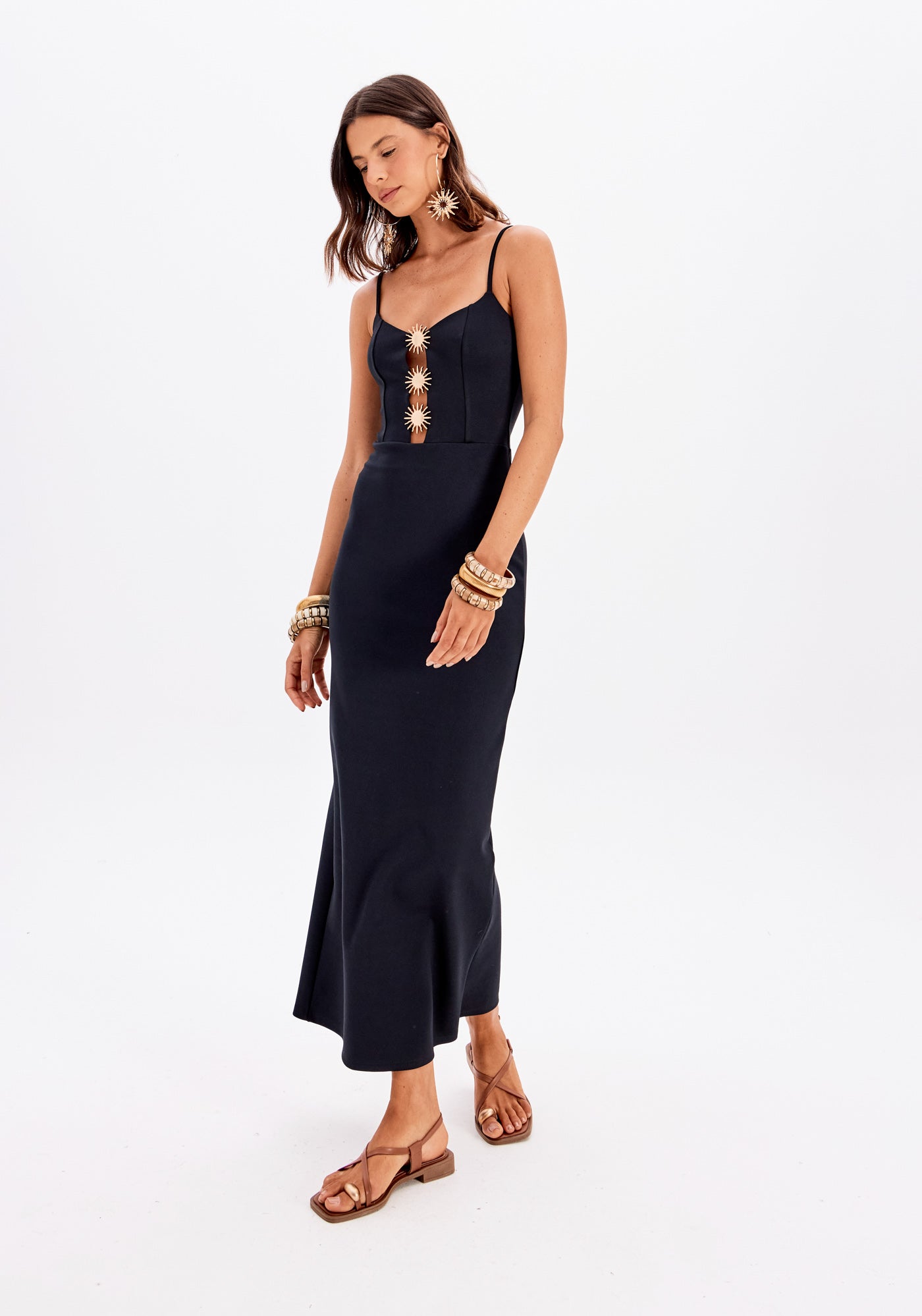 Dress Super Mídi With Tied