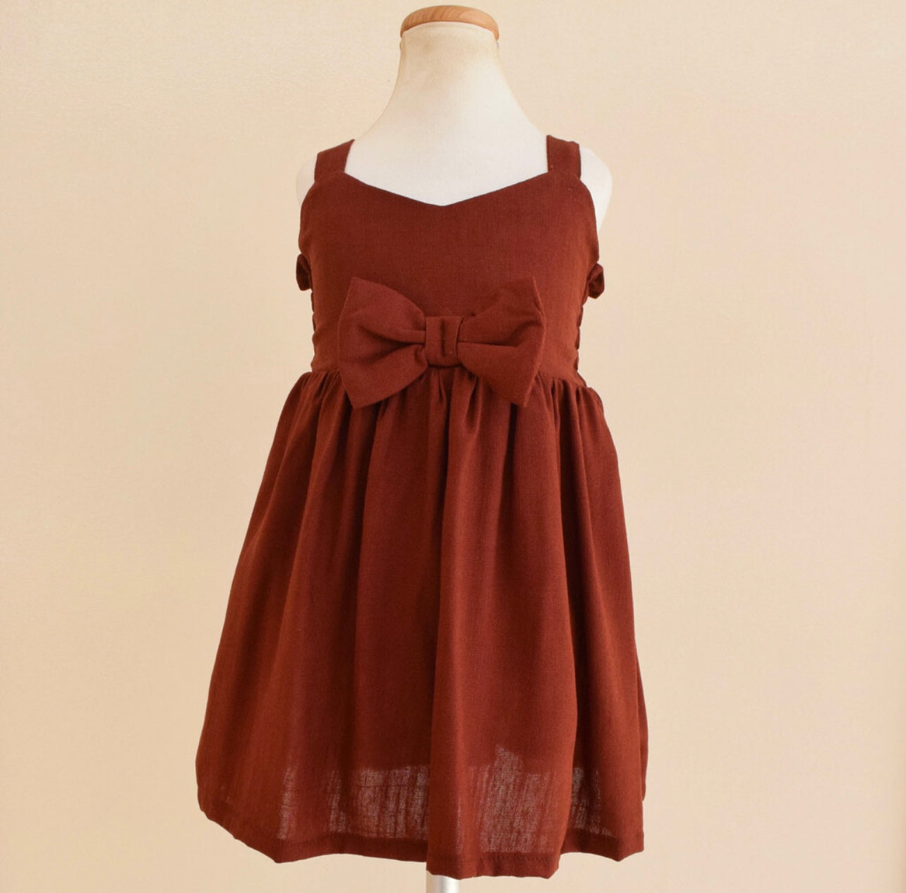 Leide Children’s Dress Brown