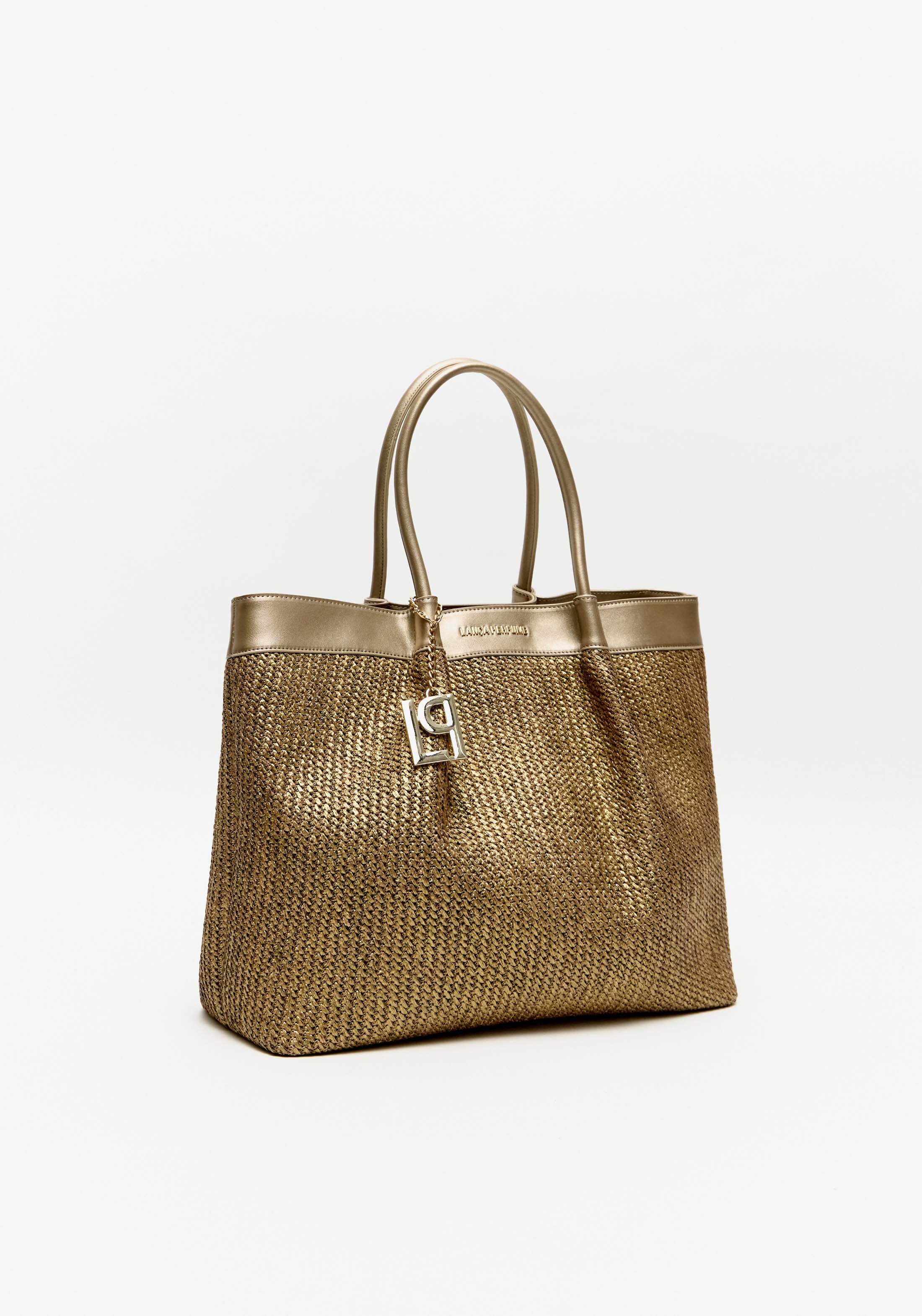 Metallic Straw Bag