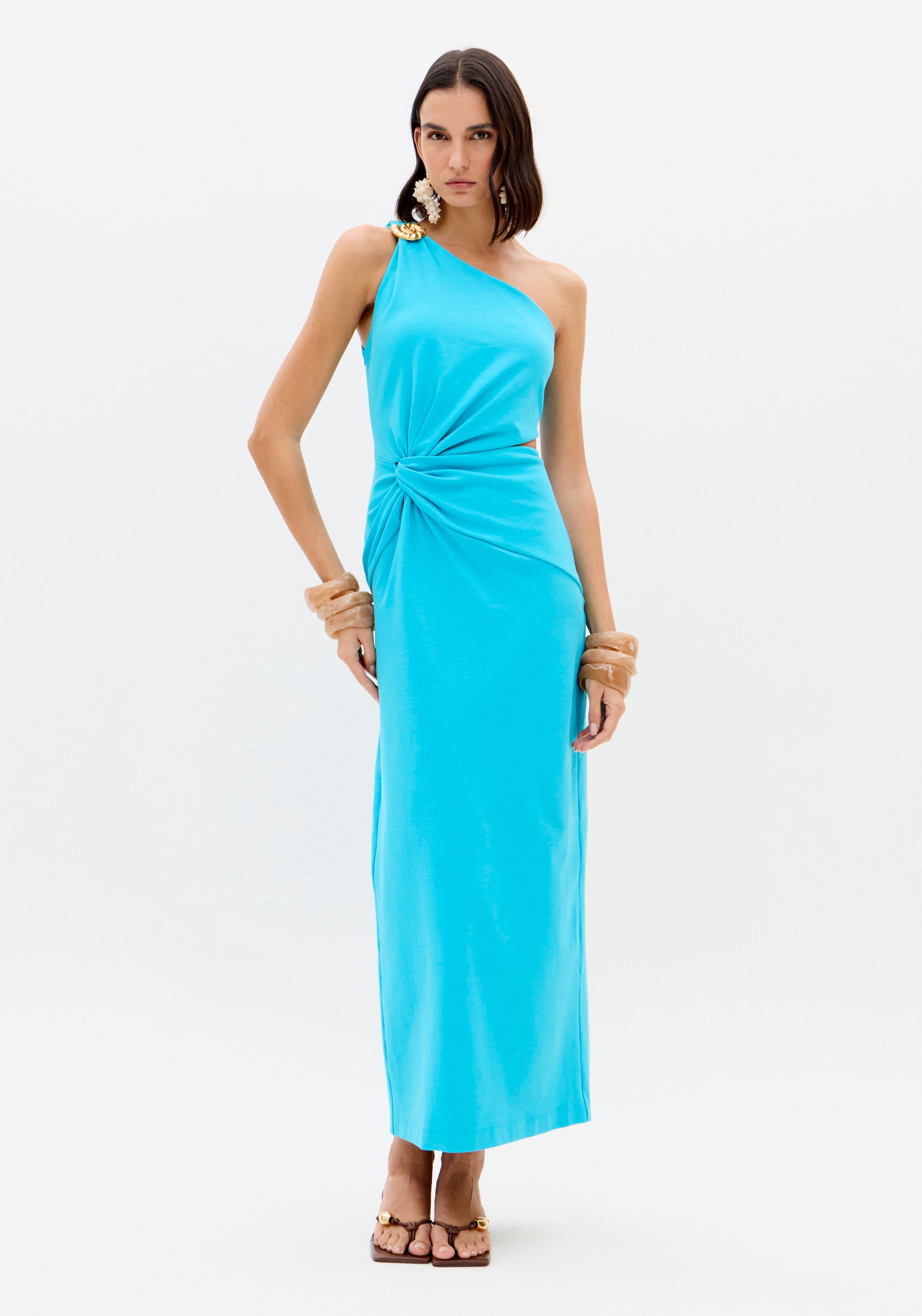 Dress Super Midi One Shoulder