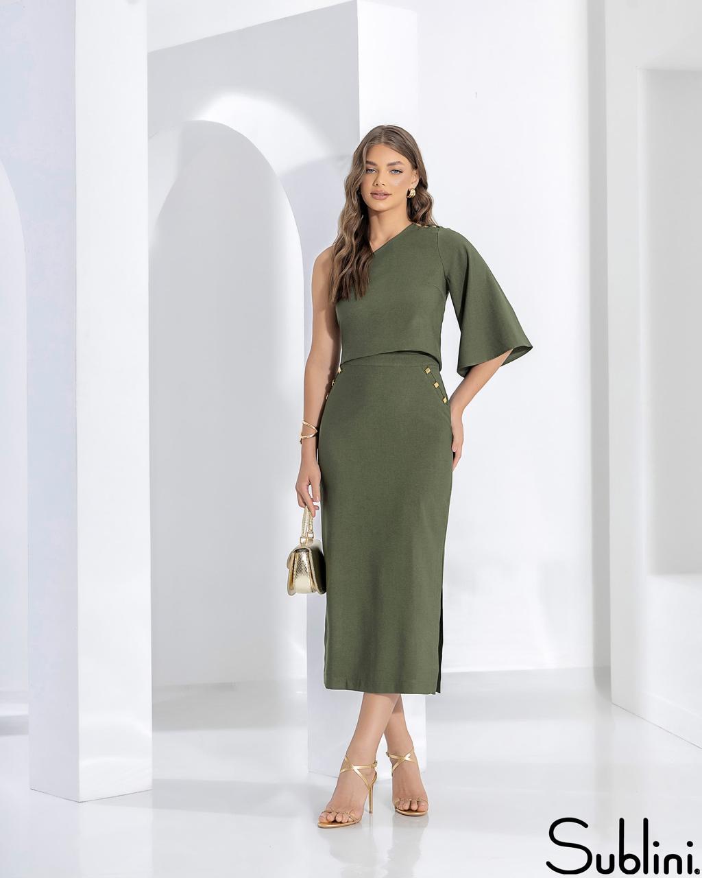 2 Piece Set Skirt and sleeveless Blouse Juliete