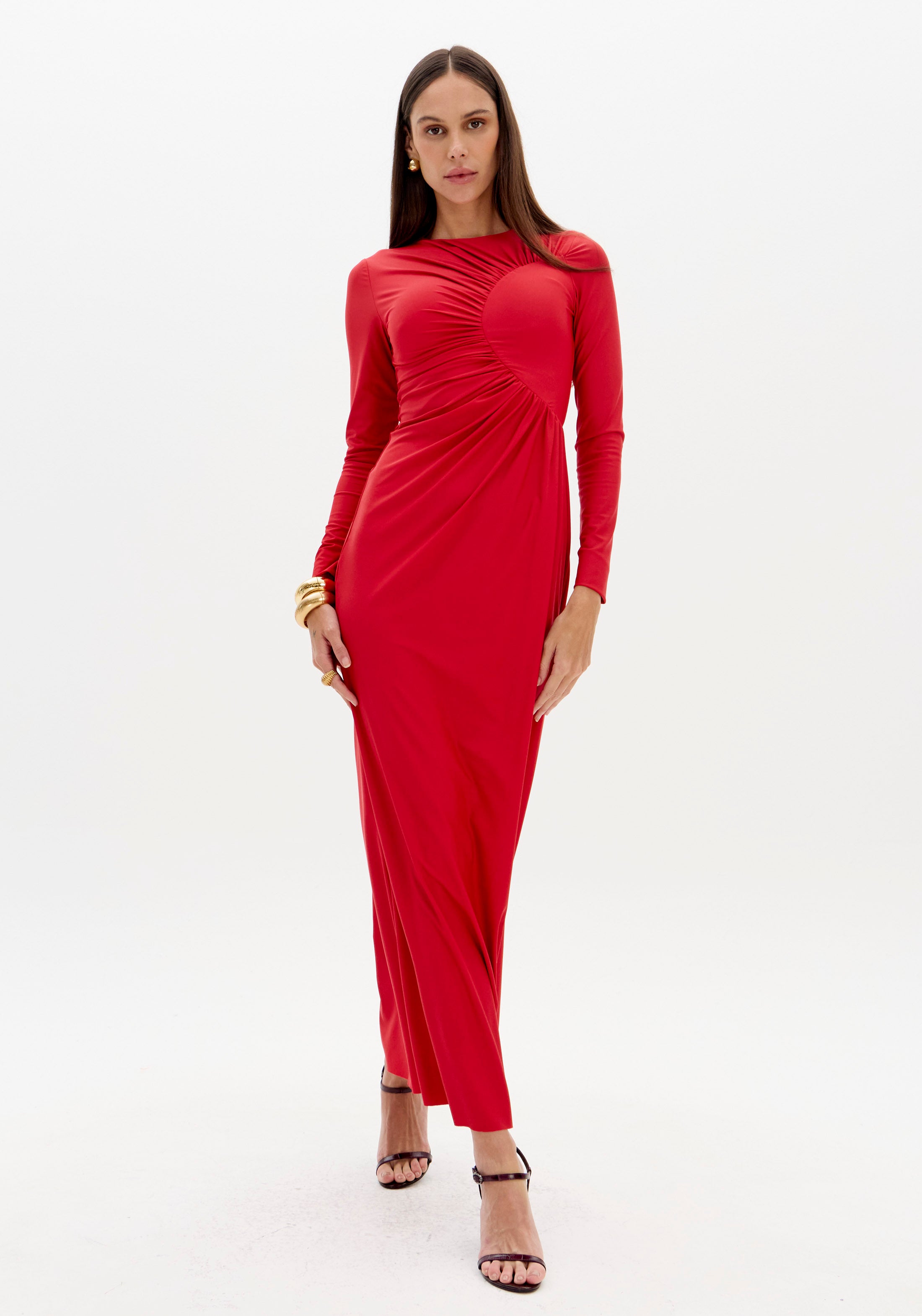 Lorena Long-Sleeve Dress