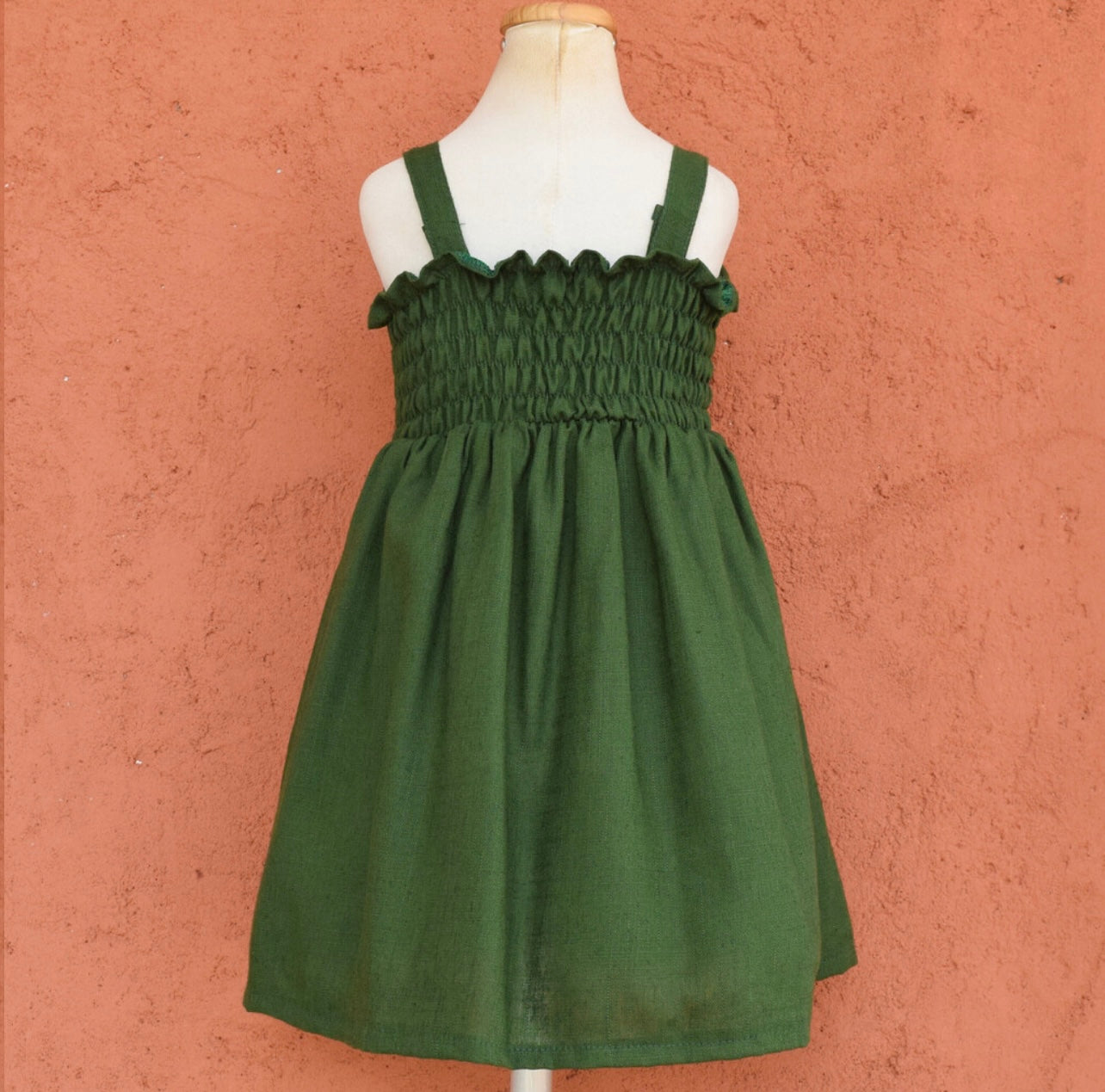 Leide Children’s Dress Green