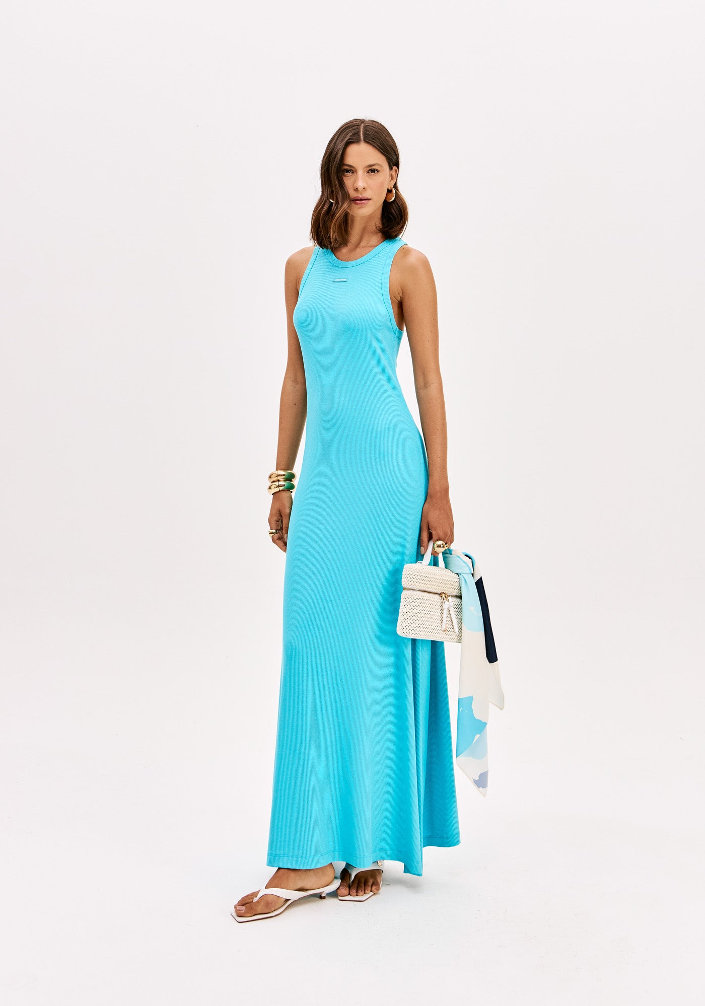 Dress Ribbed Super Mídi Sleeveless