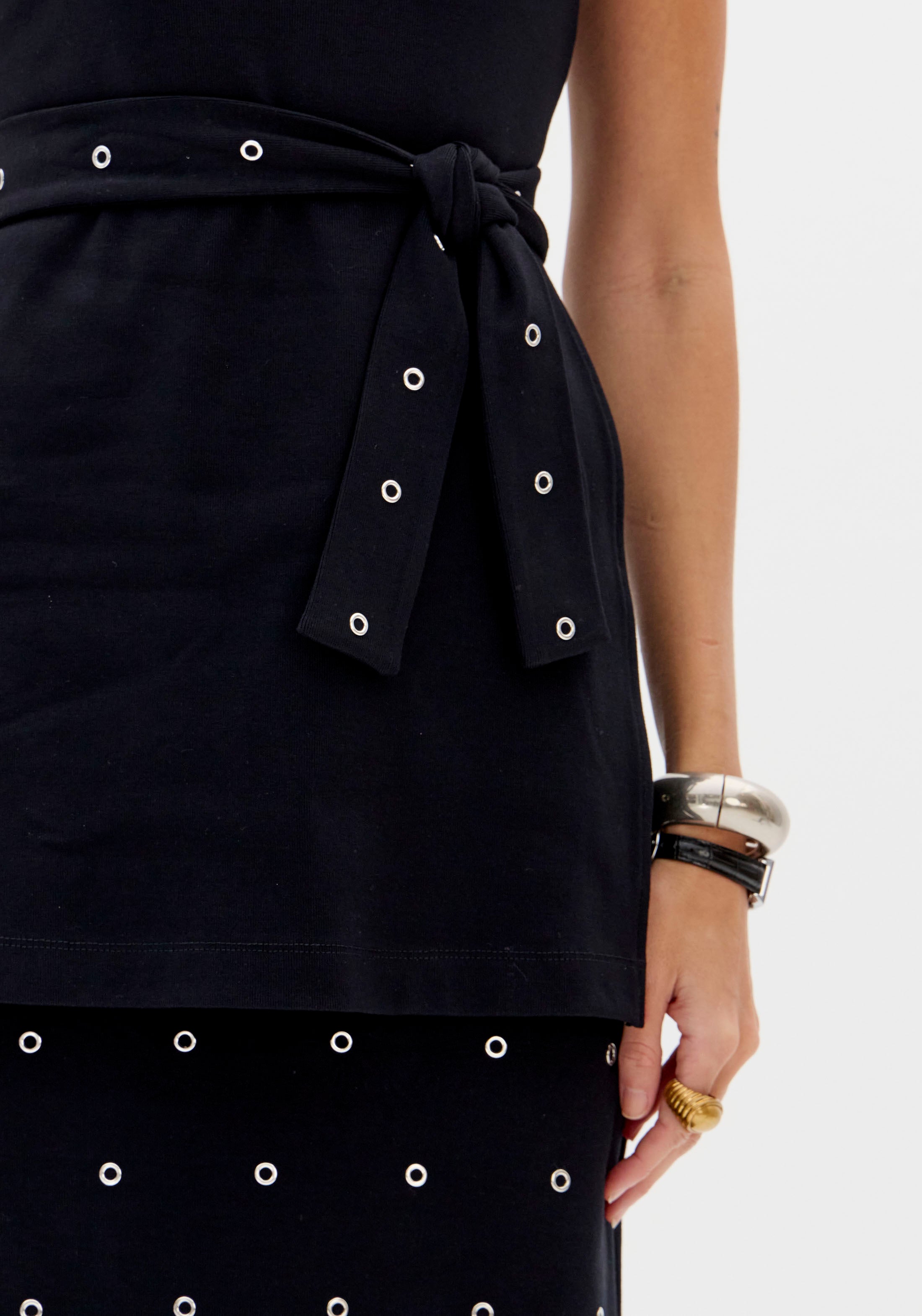 Longline Blouse with Belt